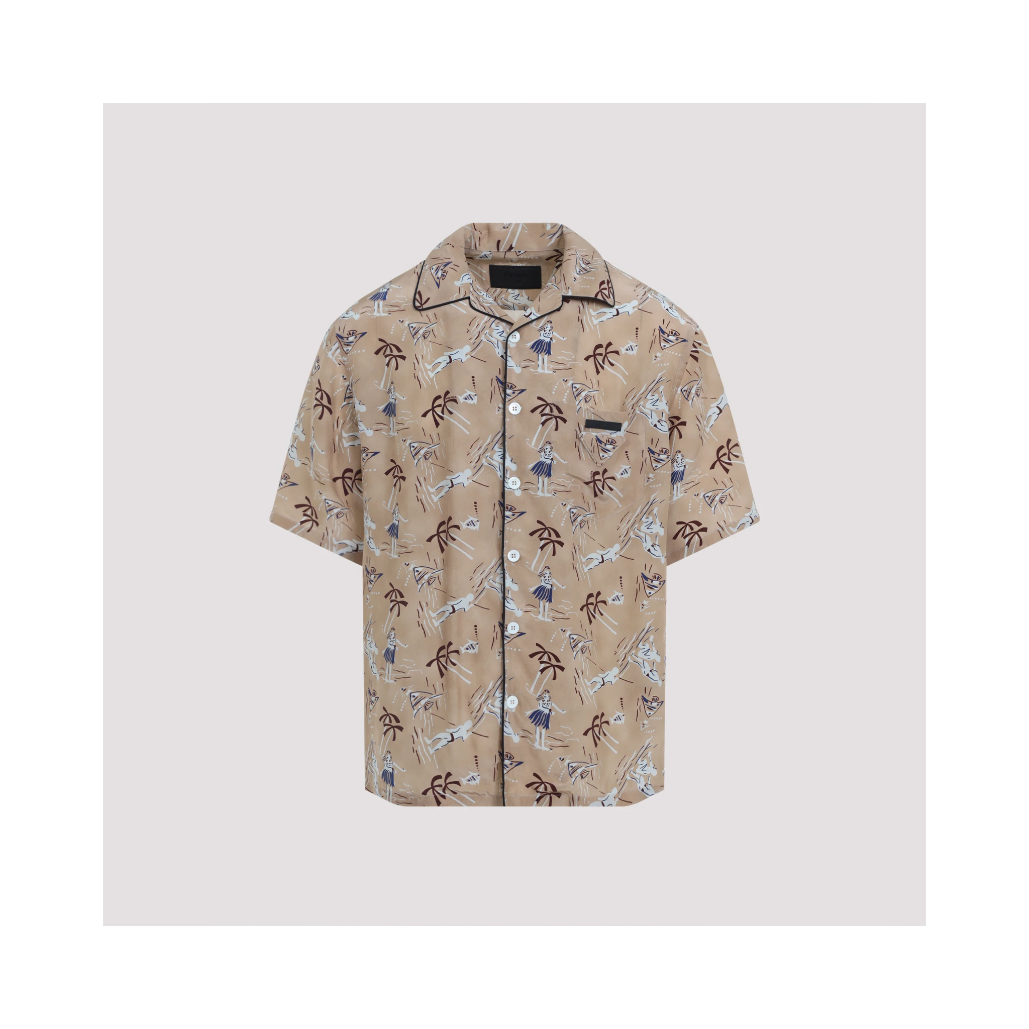 Prada Viscose and Silk Shirt