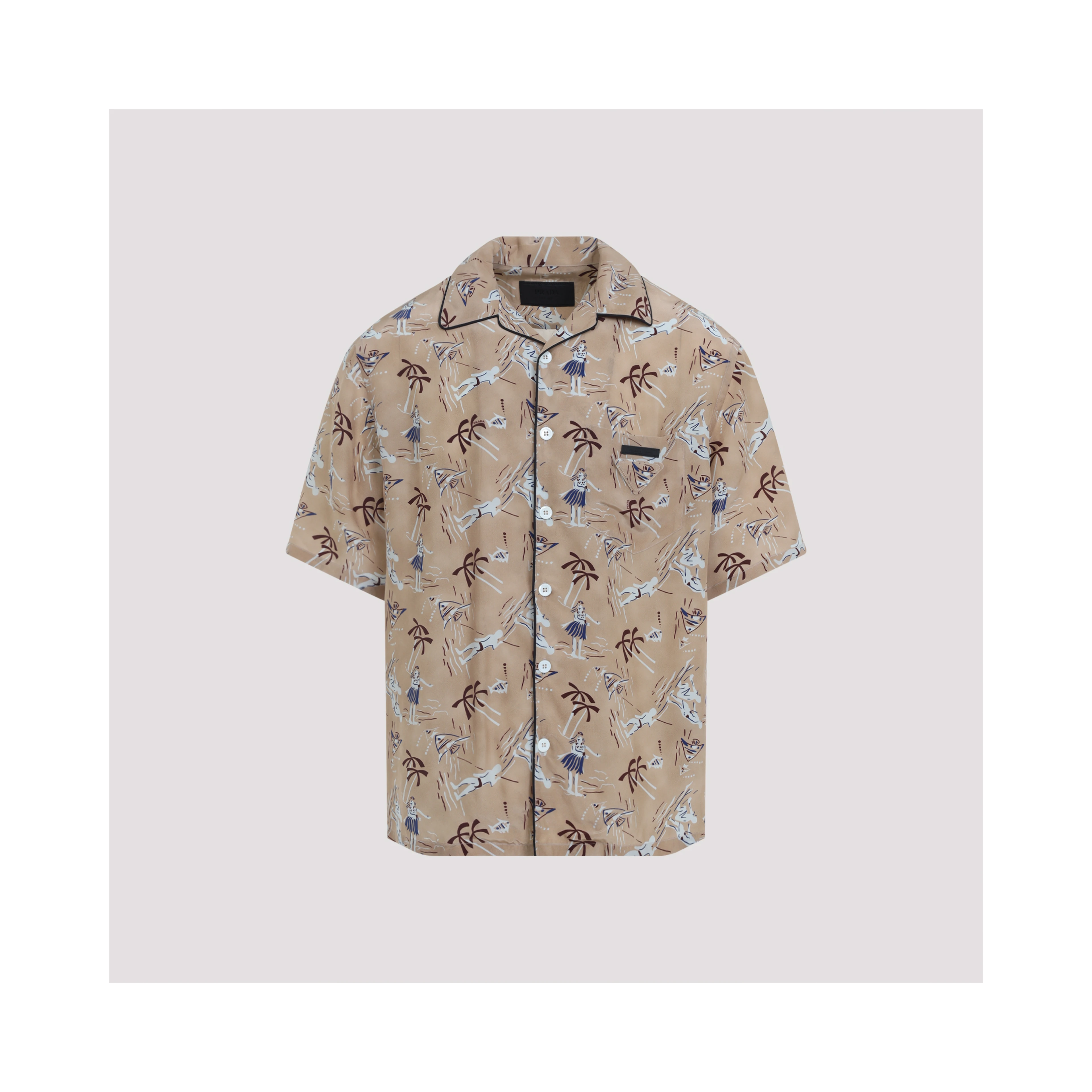 Prada Viscose and Silk Shirt