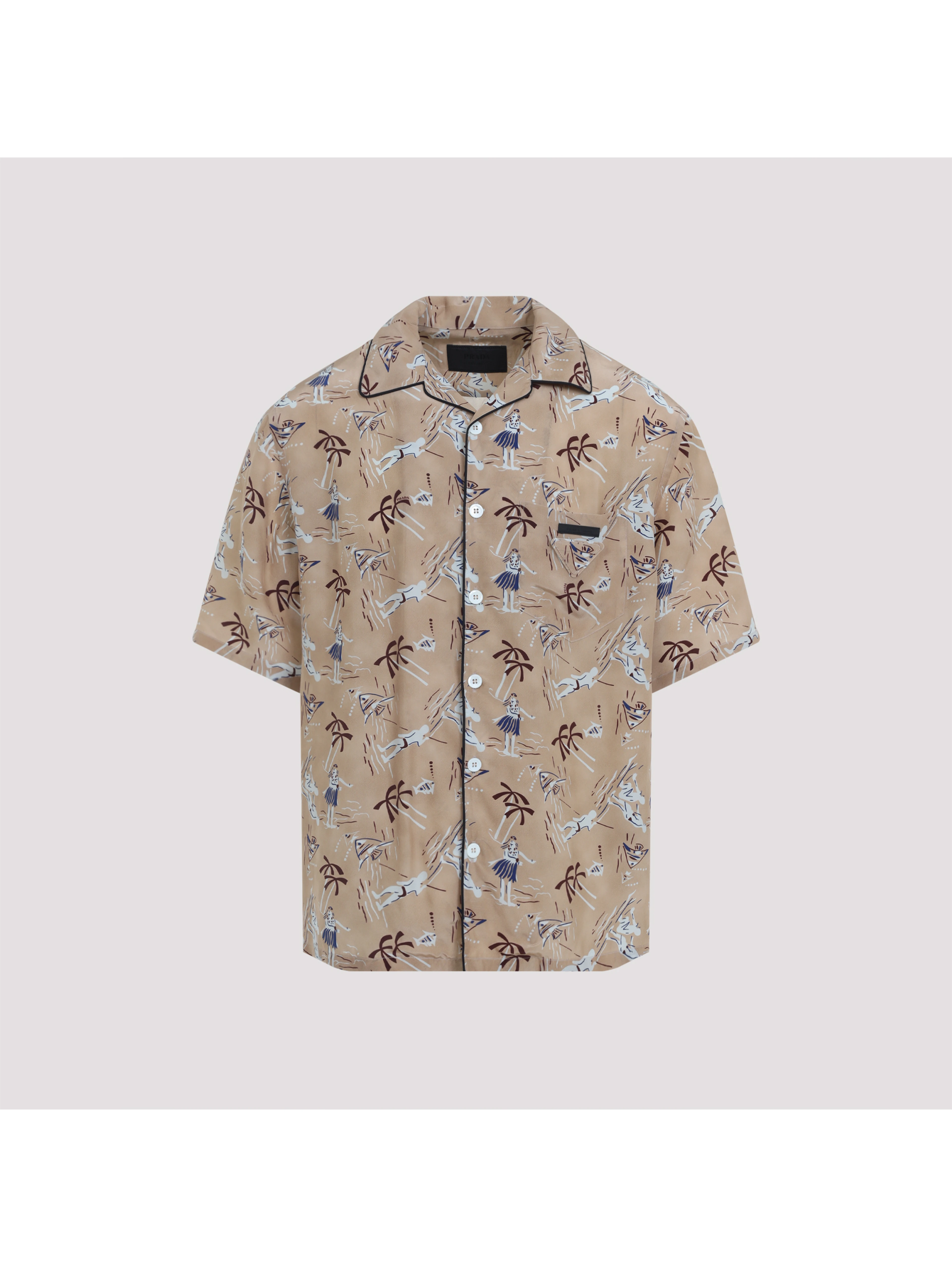 Prada Viscose and Silk Shirt
