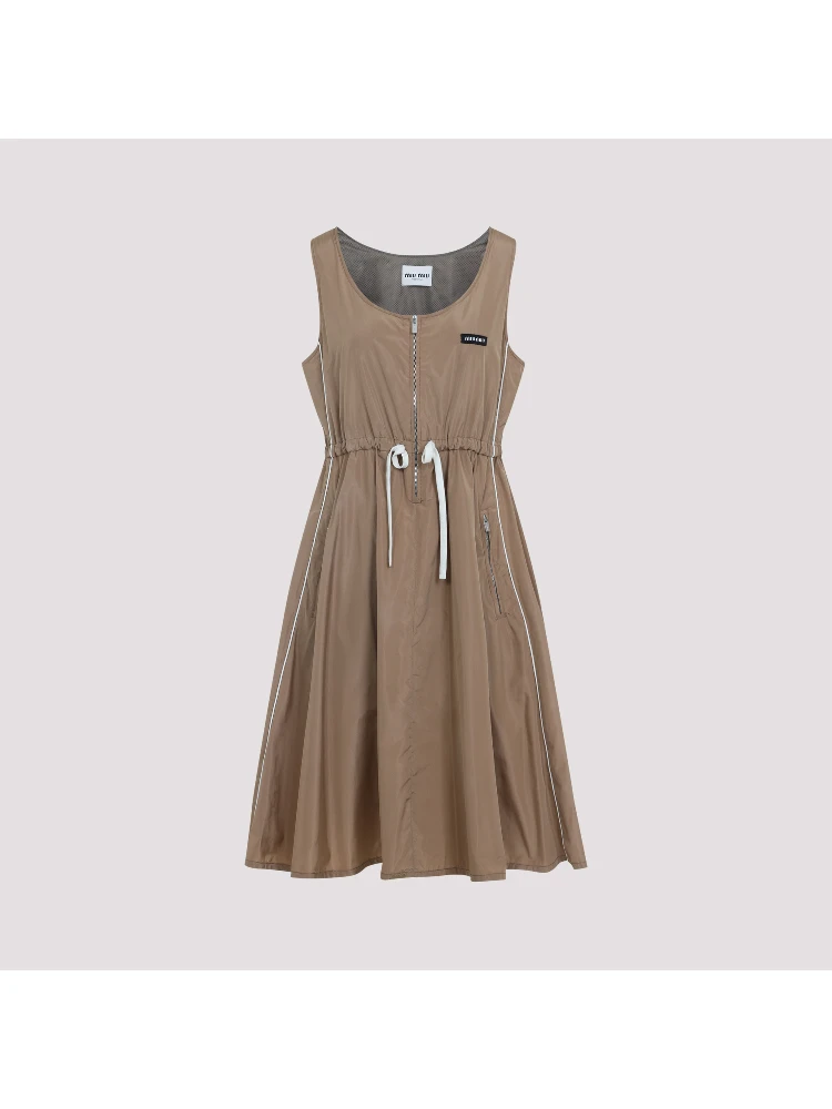 Miu Miu Mini Silk Dress