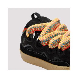 Lanvin Leather Curb Sneakers