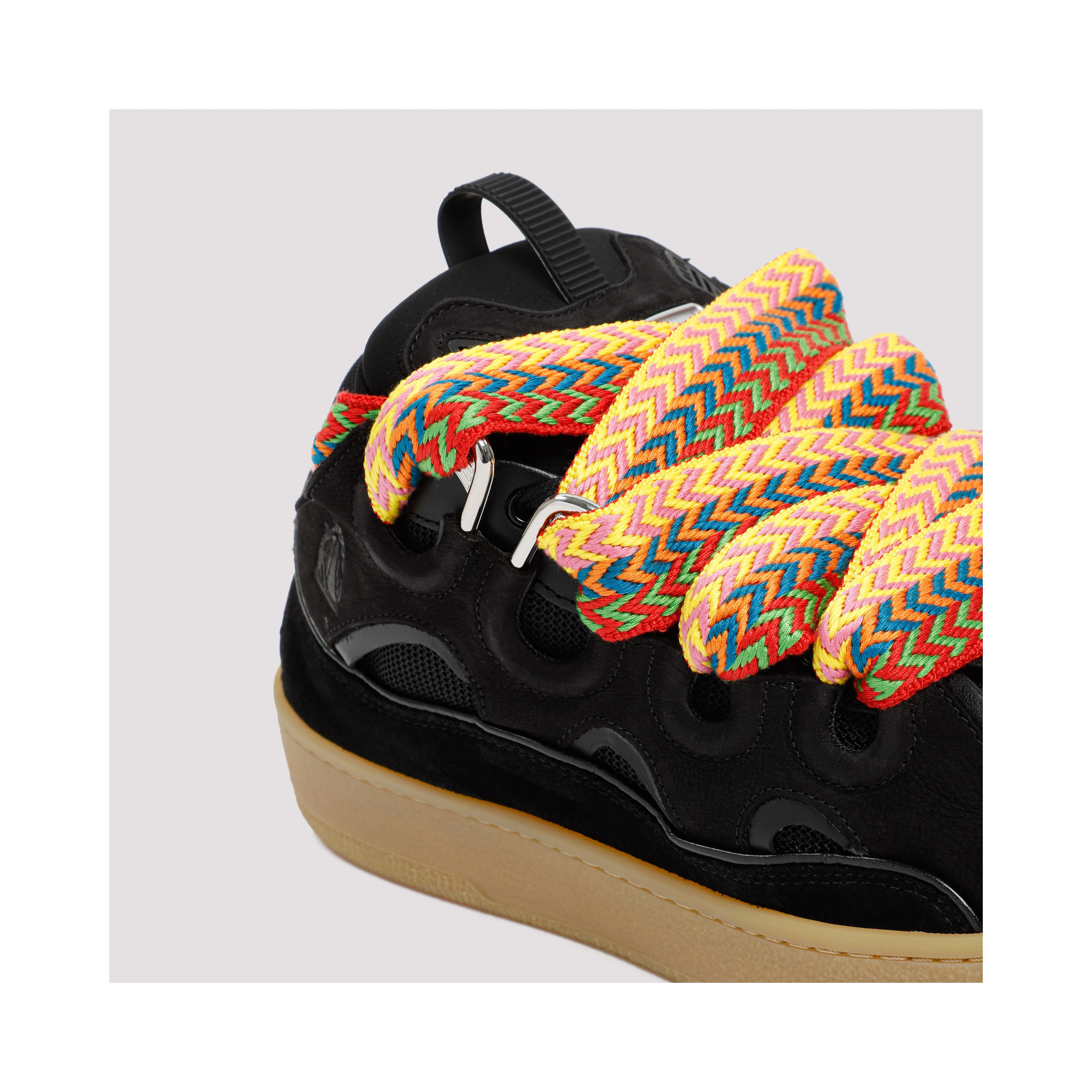 Lanvin Leather Curb Sneakers