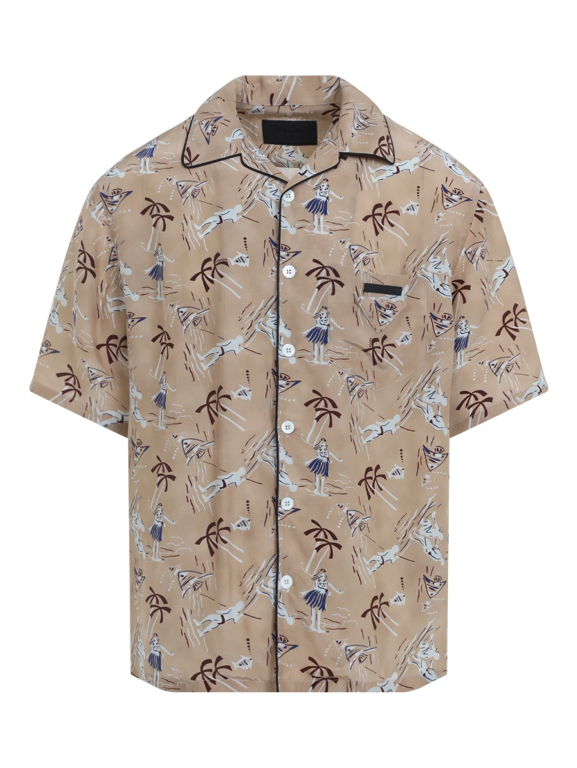 Prada Viscose and Silk Shirt