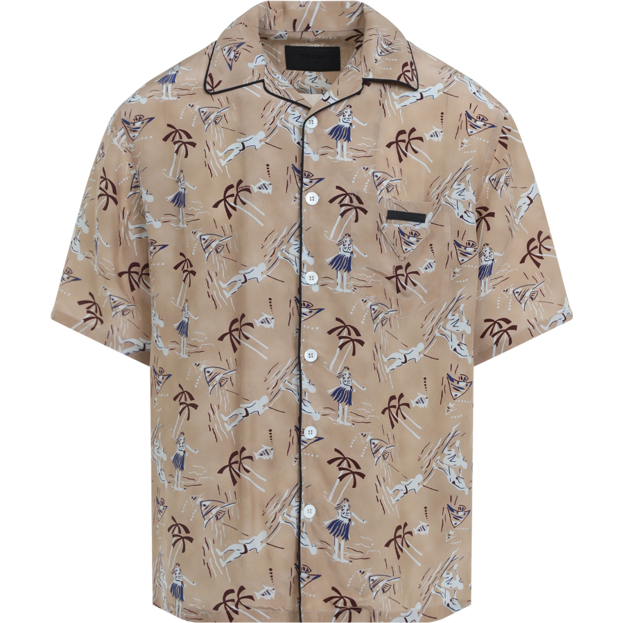 Prada Viscose and Silk Shirt