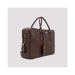 Prada Grained Leather Tote Bag