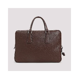Prada Grained Leather Tote Bag