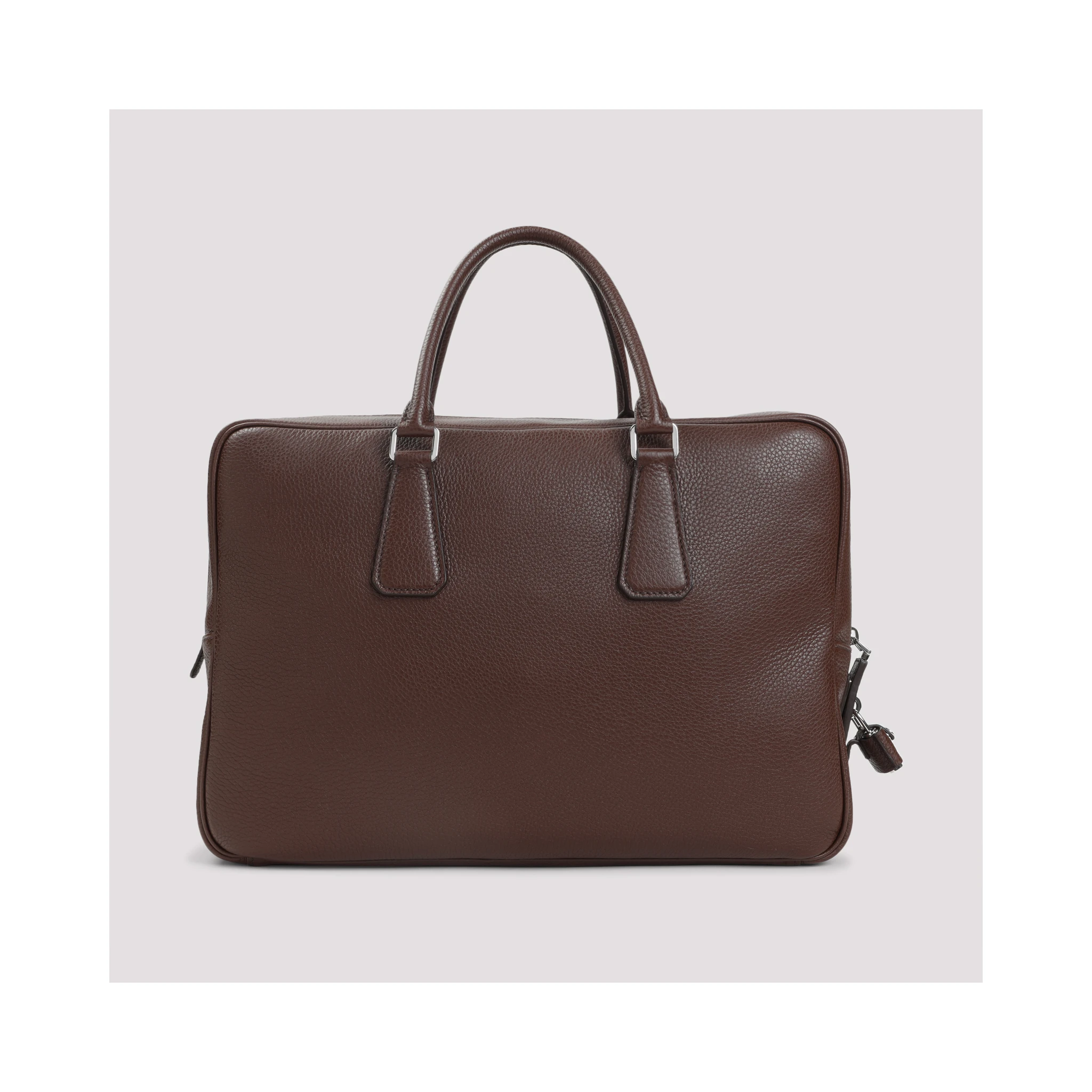 Prada Grained Leather Tote Bag