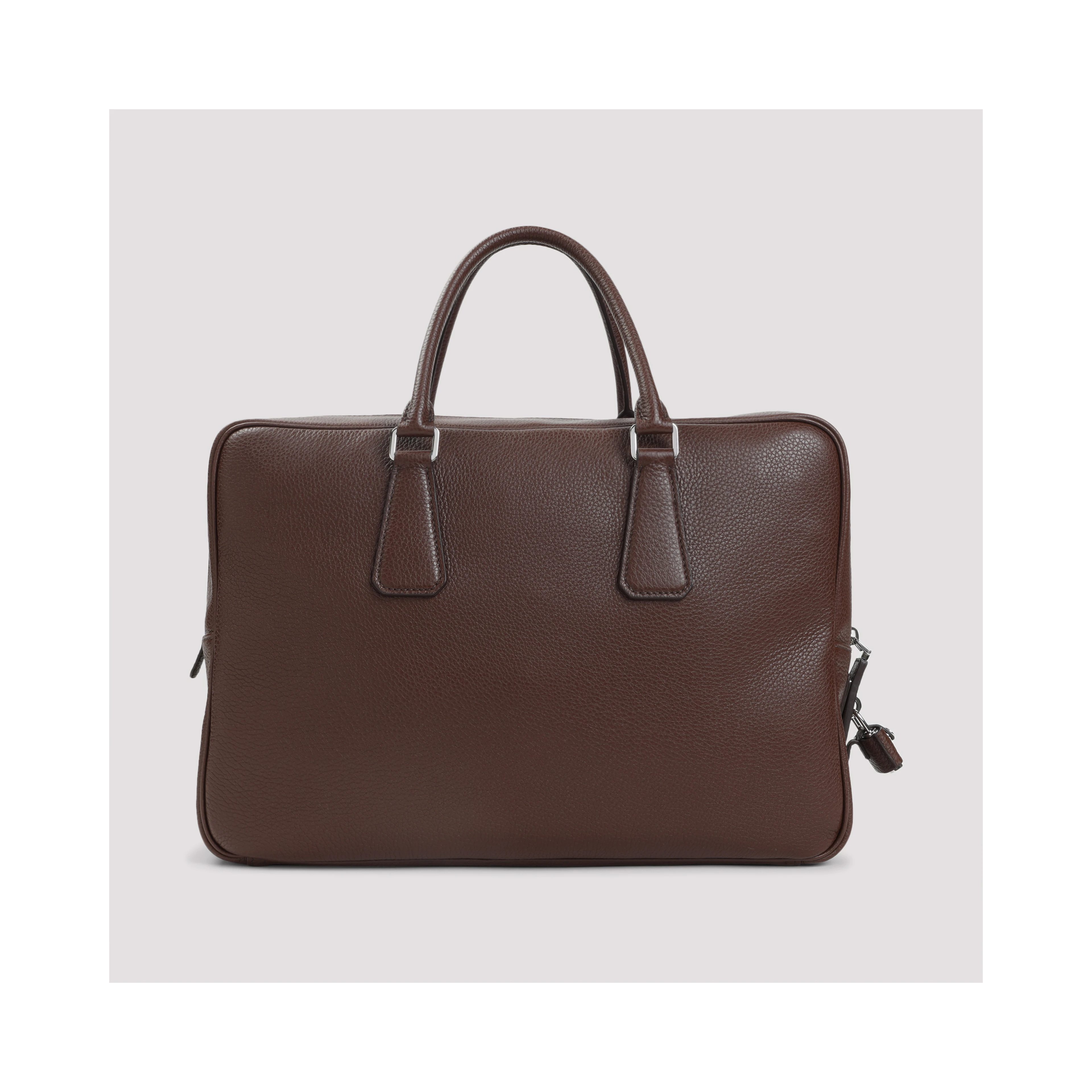 Prada Grained Leather Tote Bag