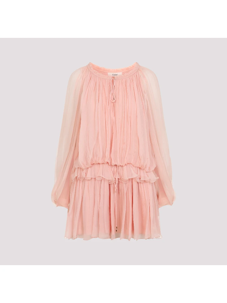 Chloe Silk Mini Dress
