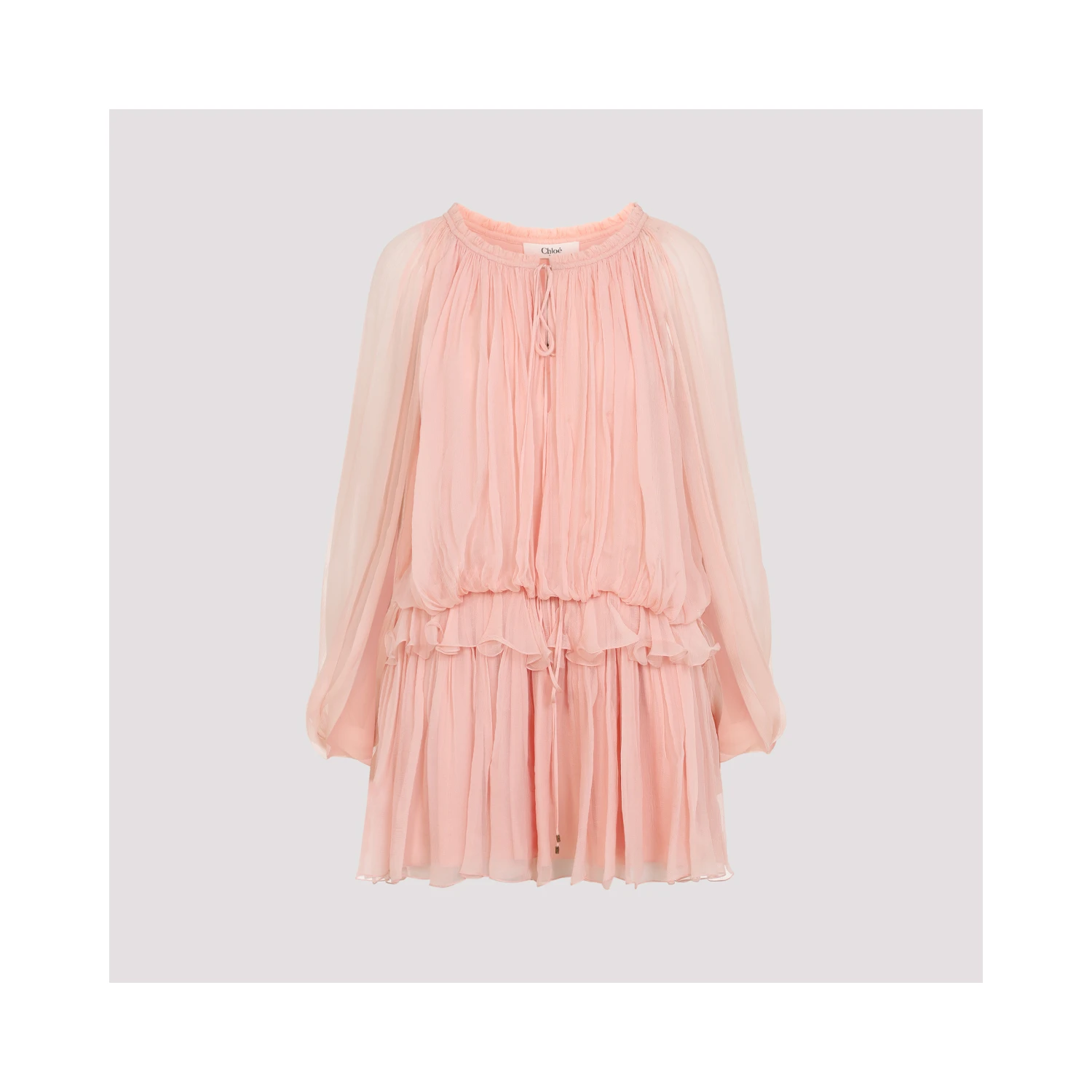 Chloe Silk Mini Dress