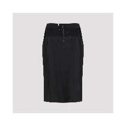 Maison Margiela Acetate Midi Skirt