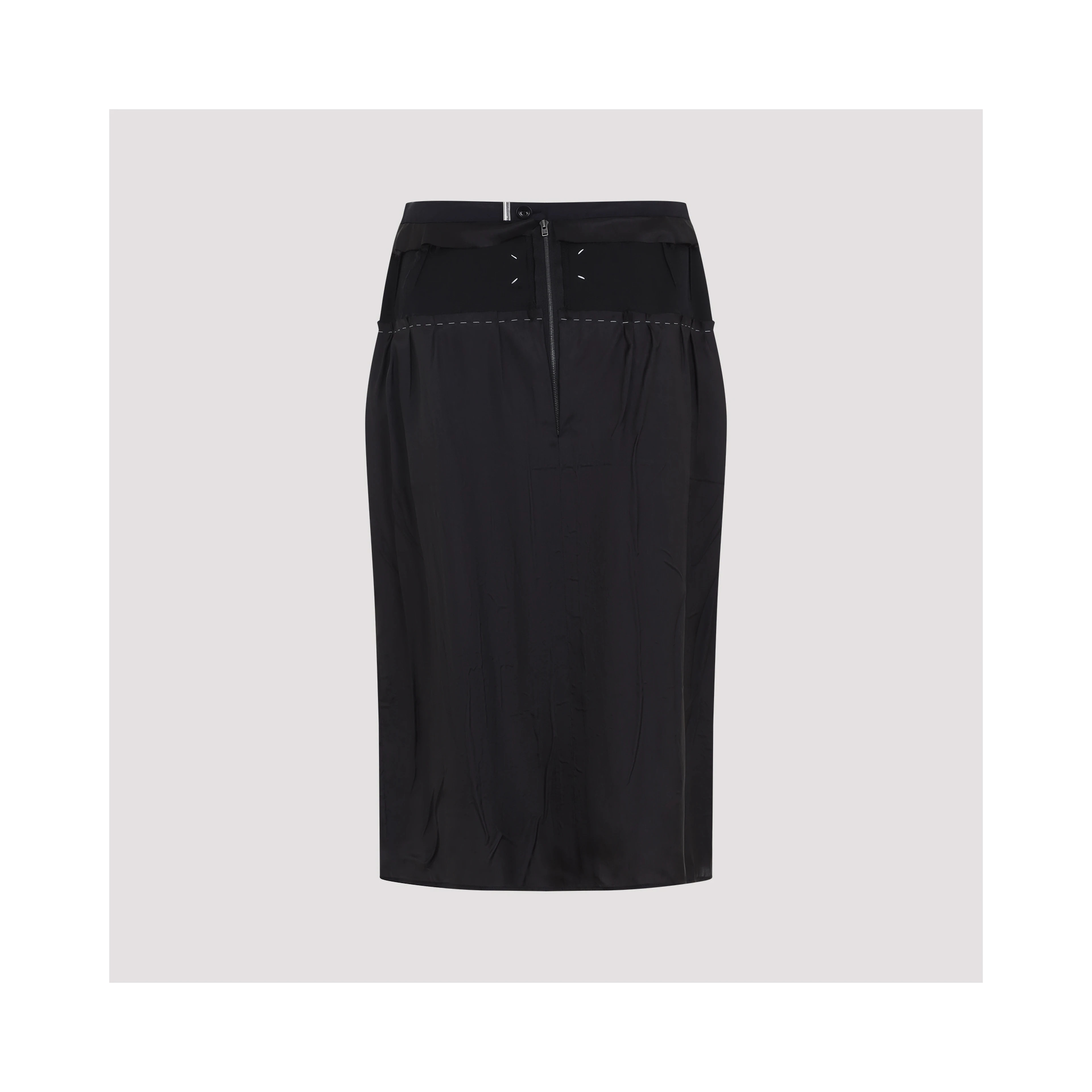Maison Margiela Acetate Midi Skirt