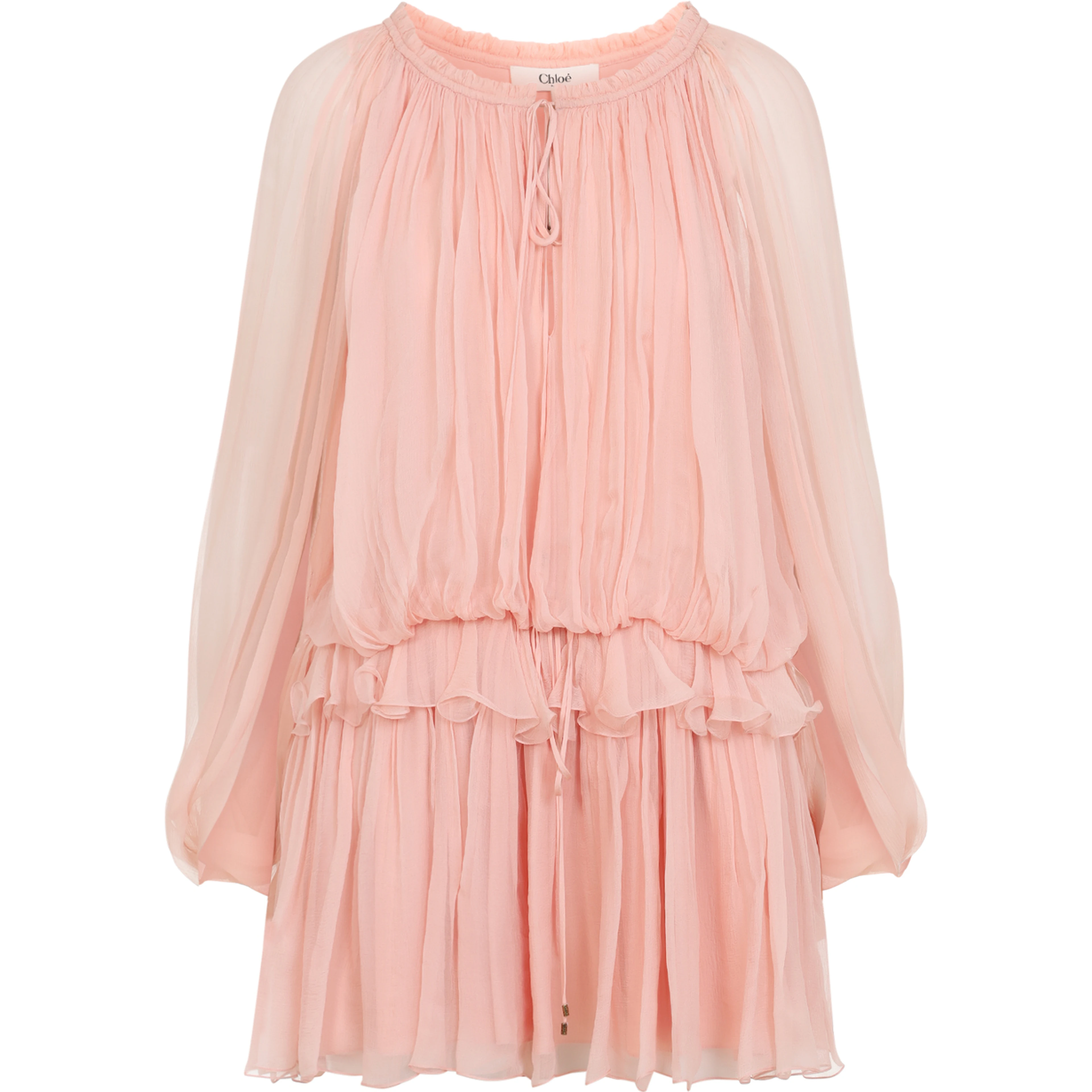 Chloe Silk Mini Dress