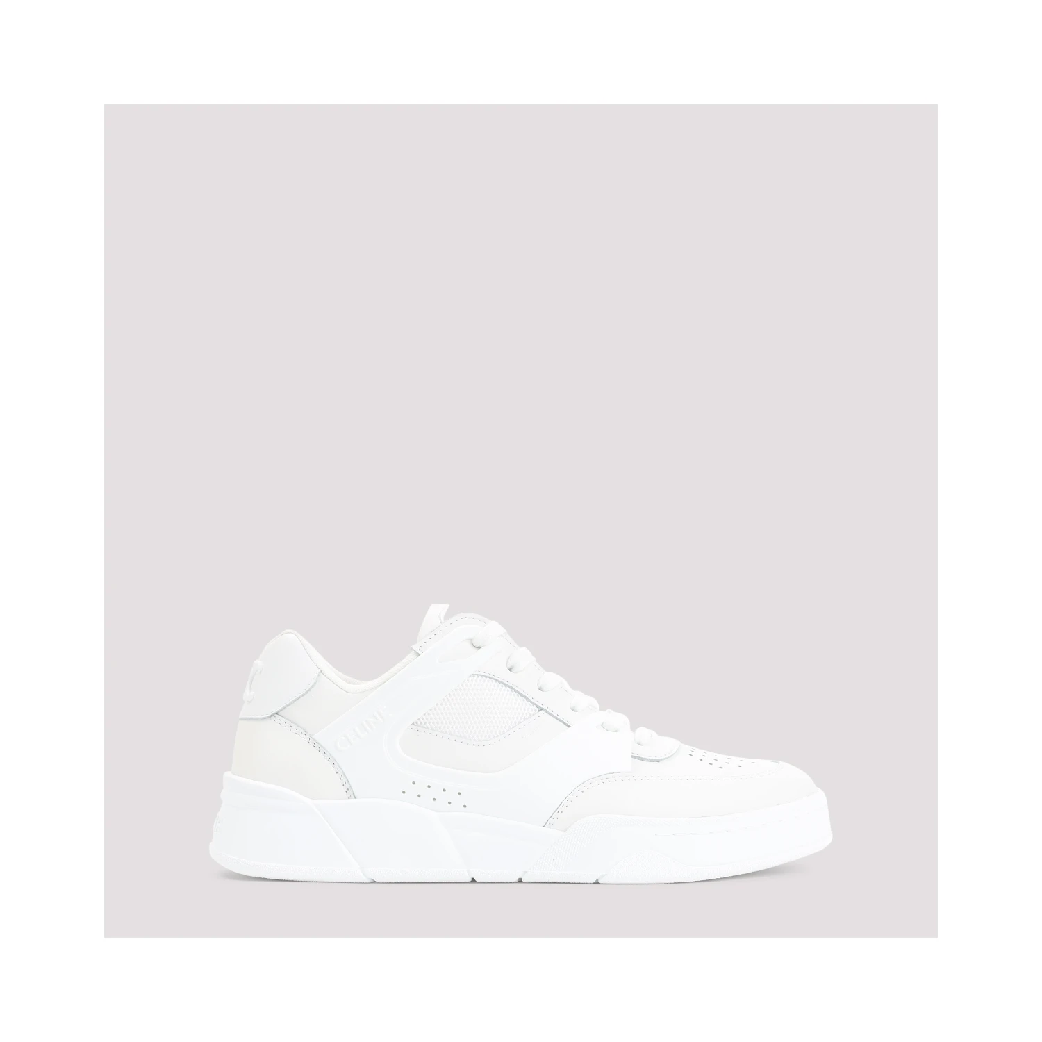 Celine CT-09 Leather, Rubber and Mesh Sneakers