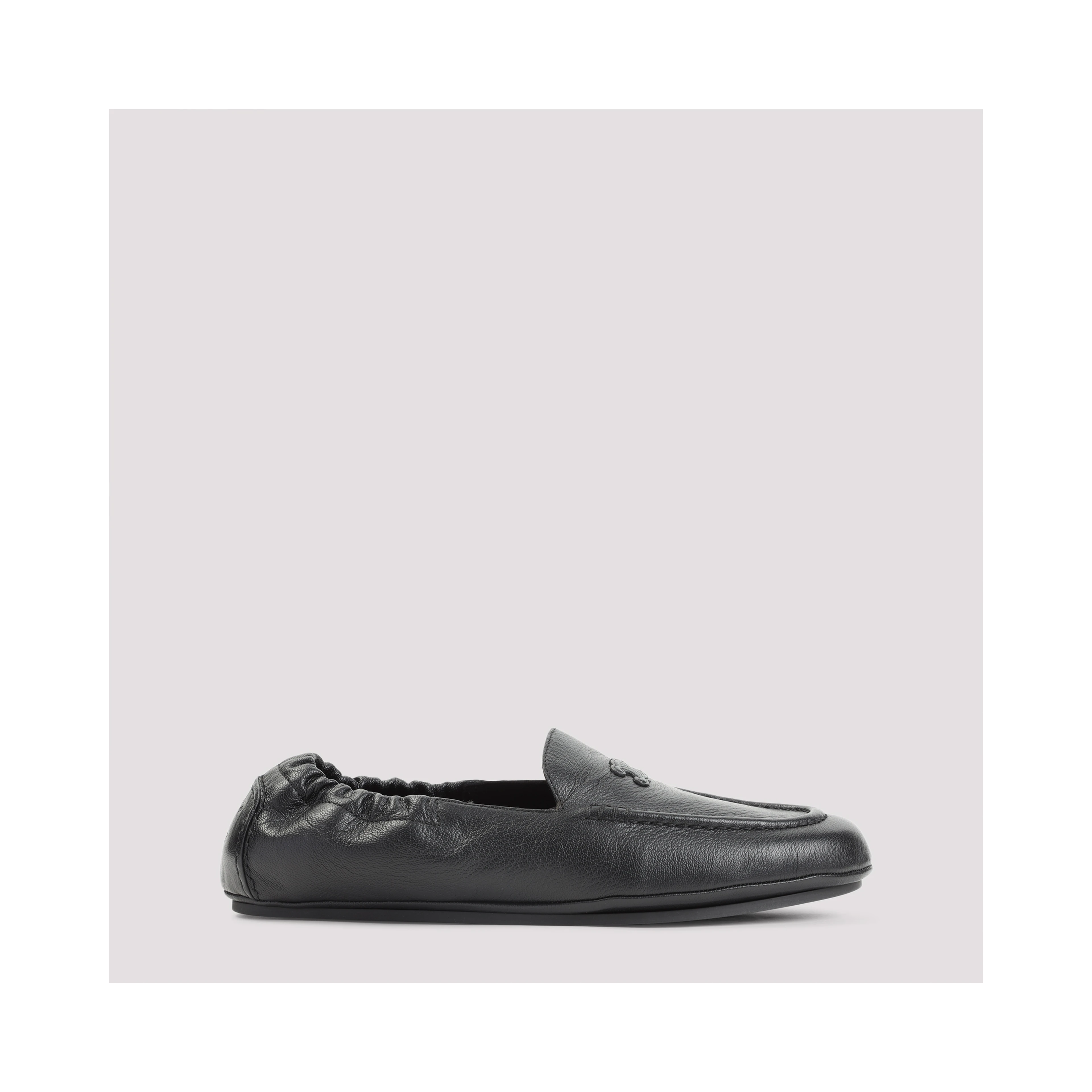 Celine Leather Triomphe Loafers