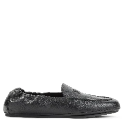 Celine Leather Triomphe Loafers