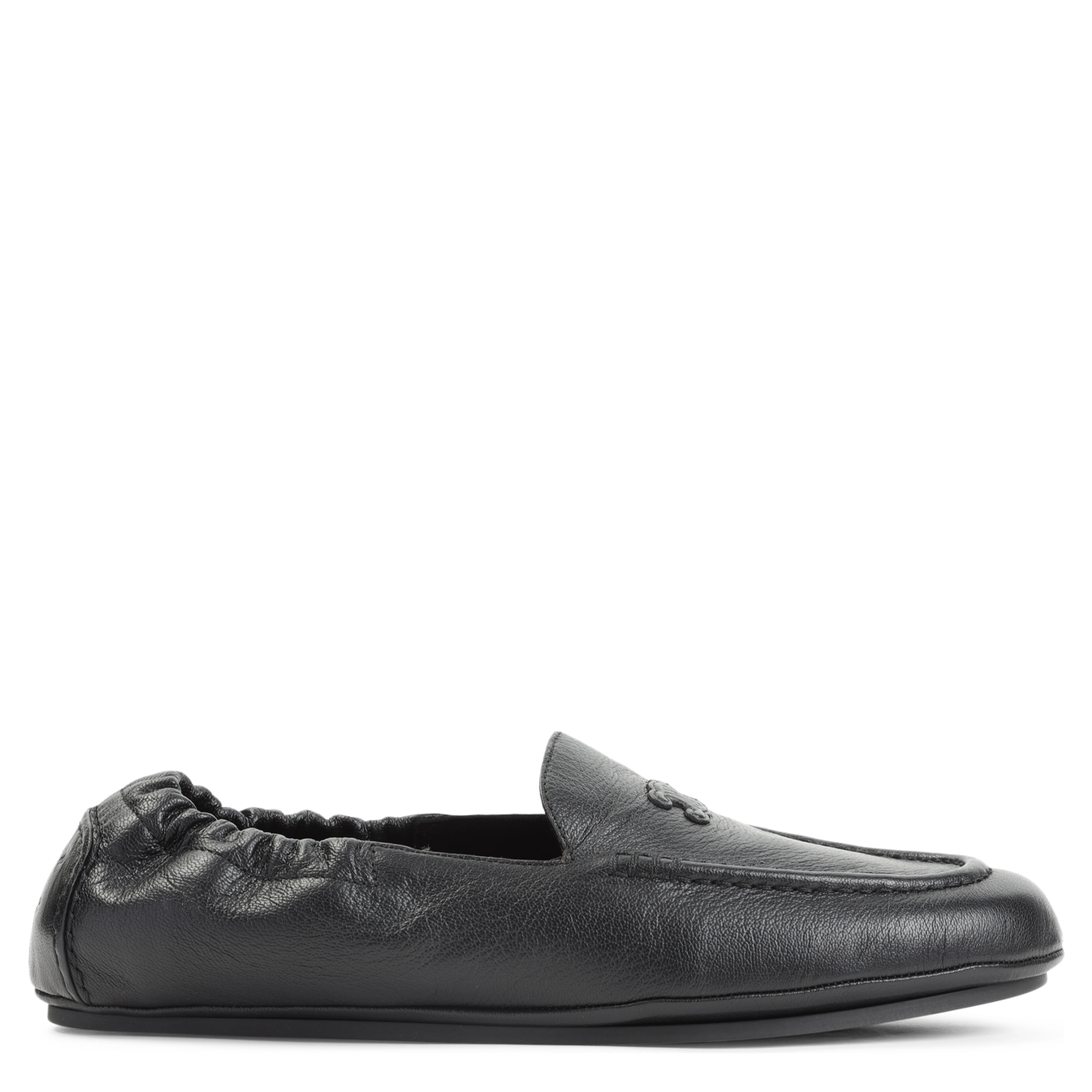 Celine Leather Triomphe Loafers