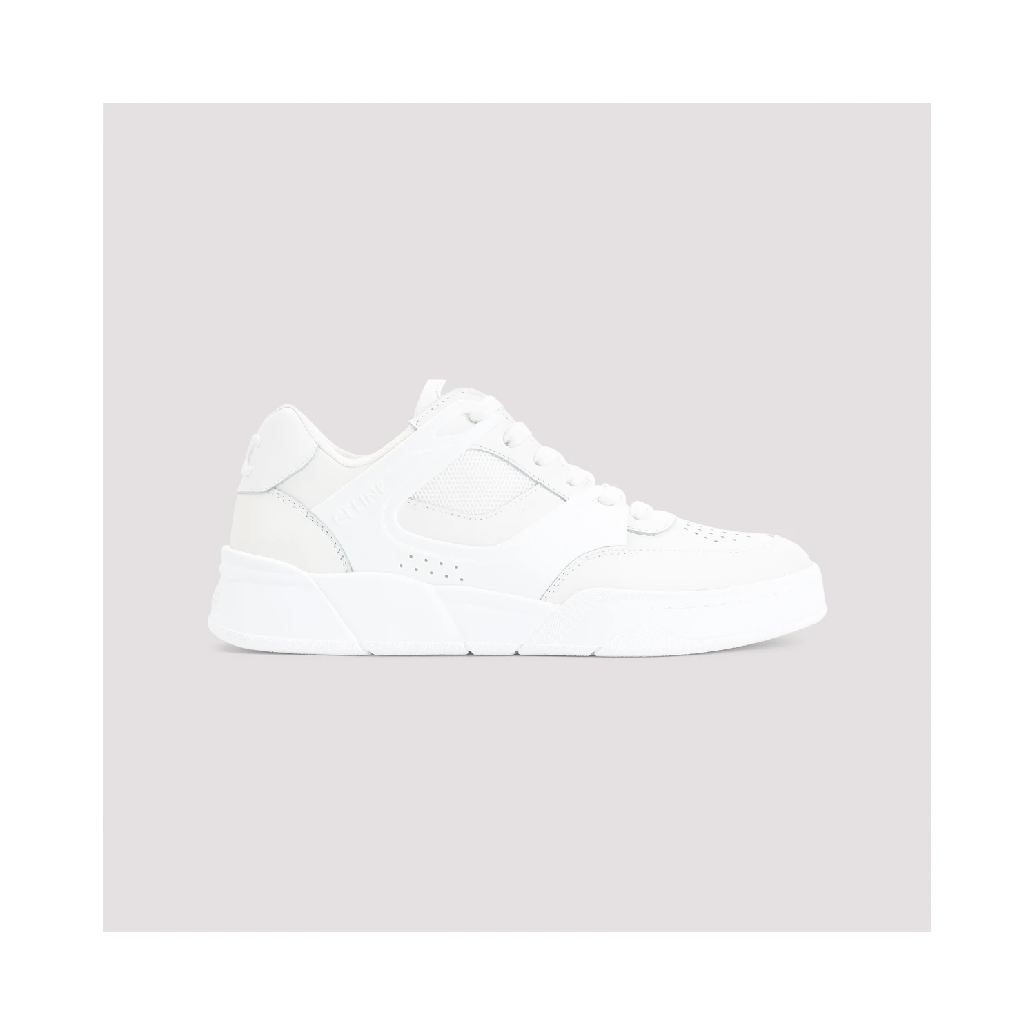 Celine CT-09 Leather, Rubber and Mesh Sneakers