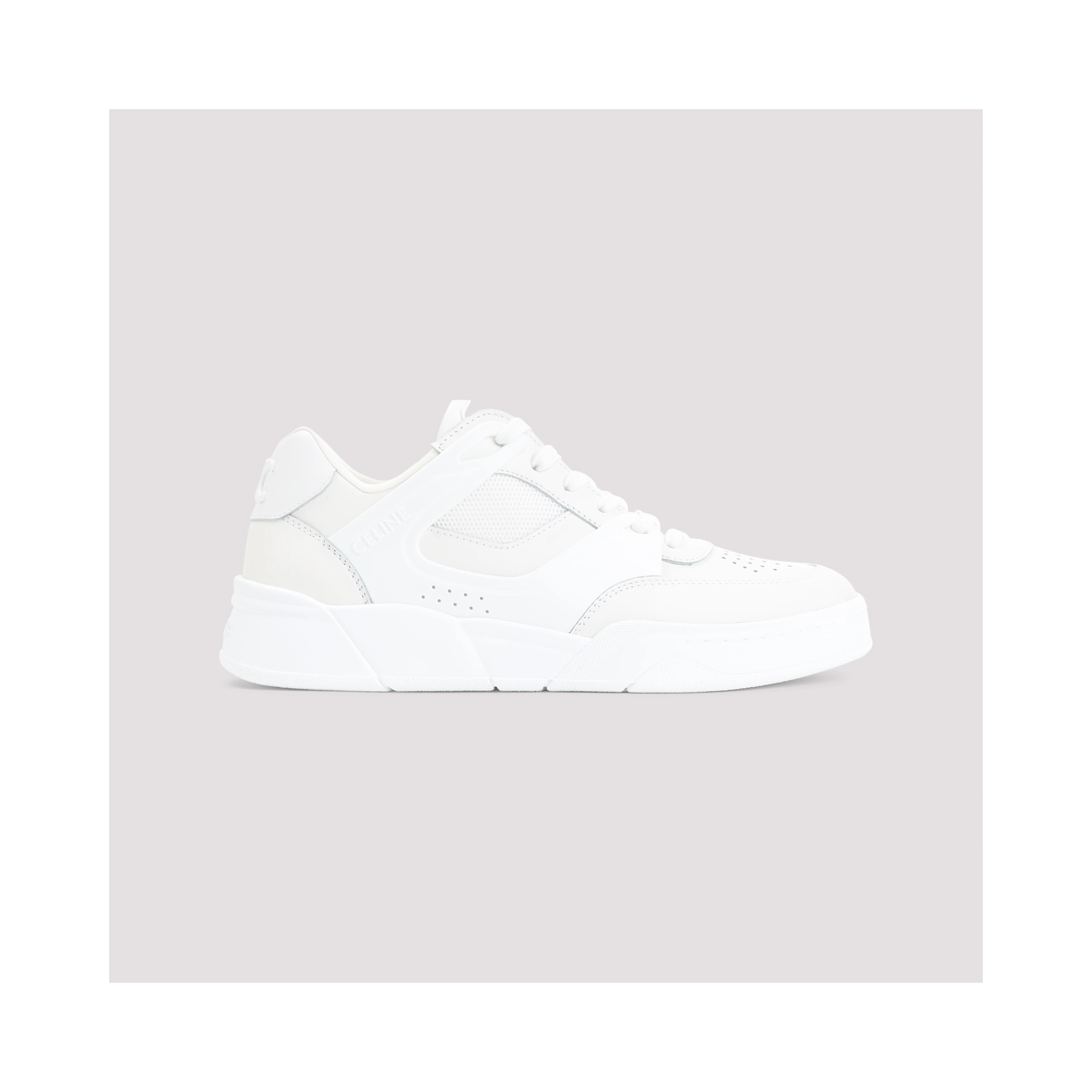 Celine CT-09 Leather, Rubber and Mesh Sneakers