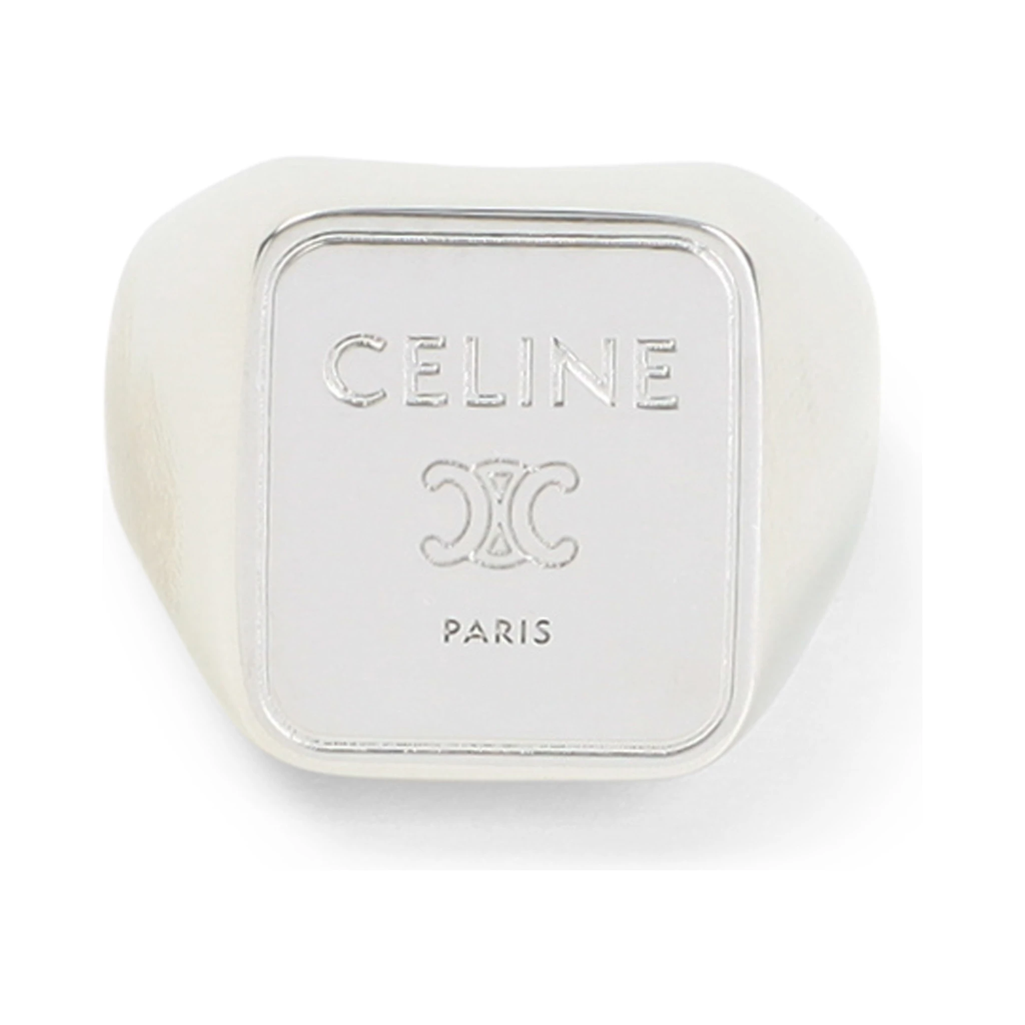 Celine Square Signet Ring