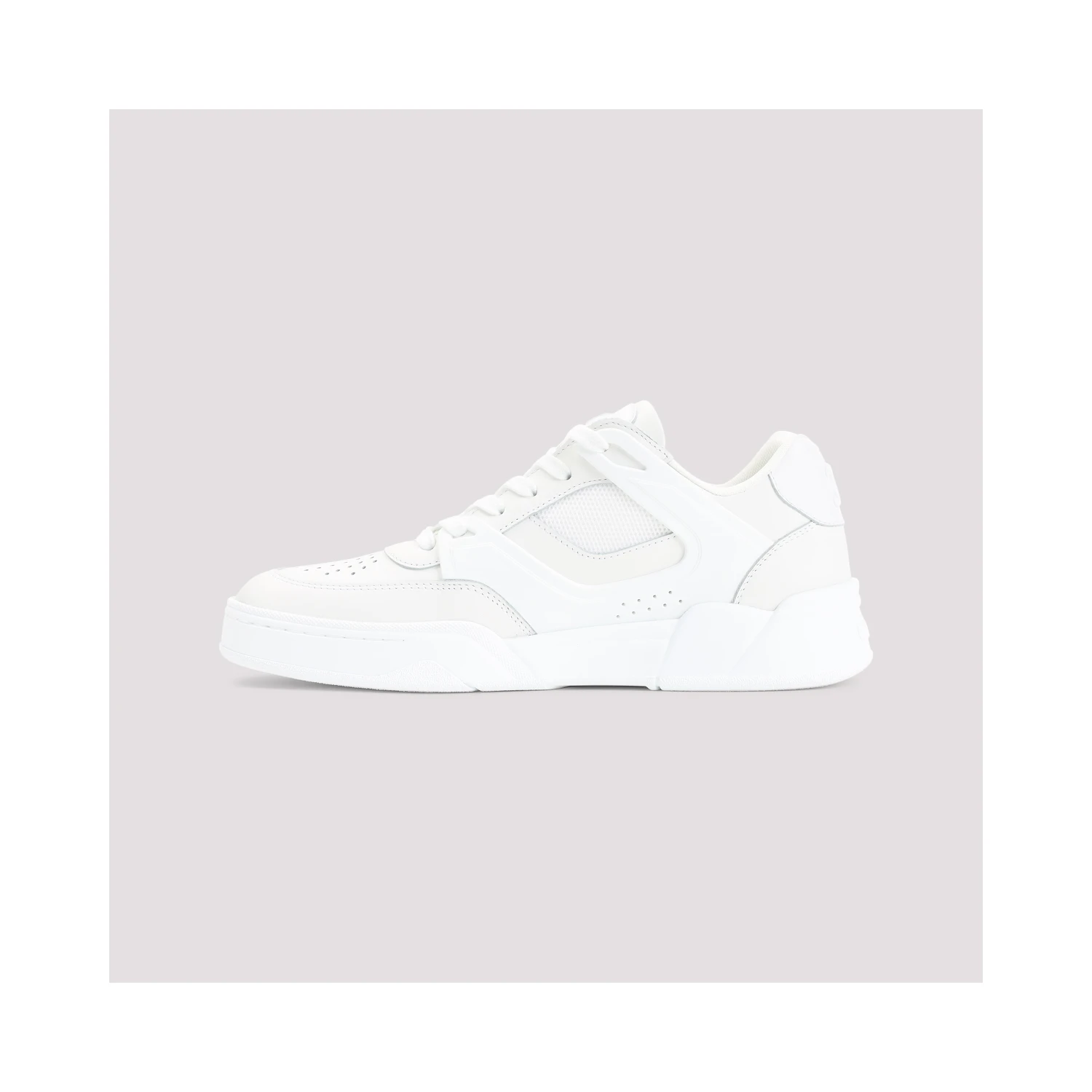Celine CT-09 Leather, Rubber and Mesh Sneakers