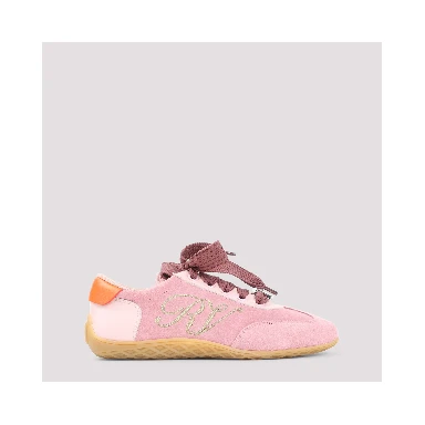 Roger Vivier Pink Low Top Sneakers