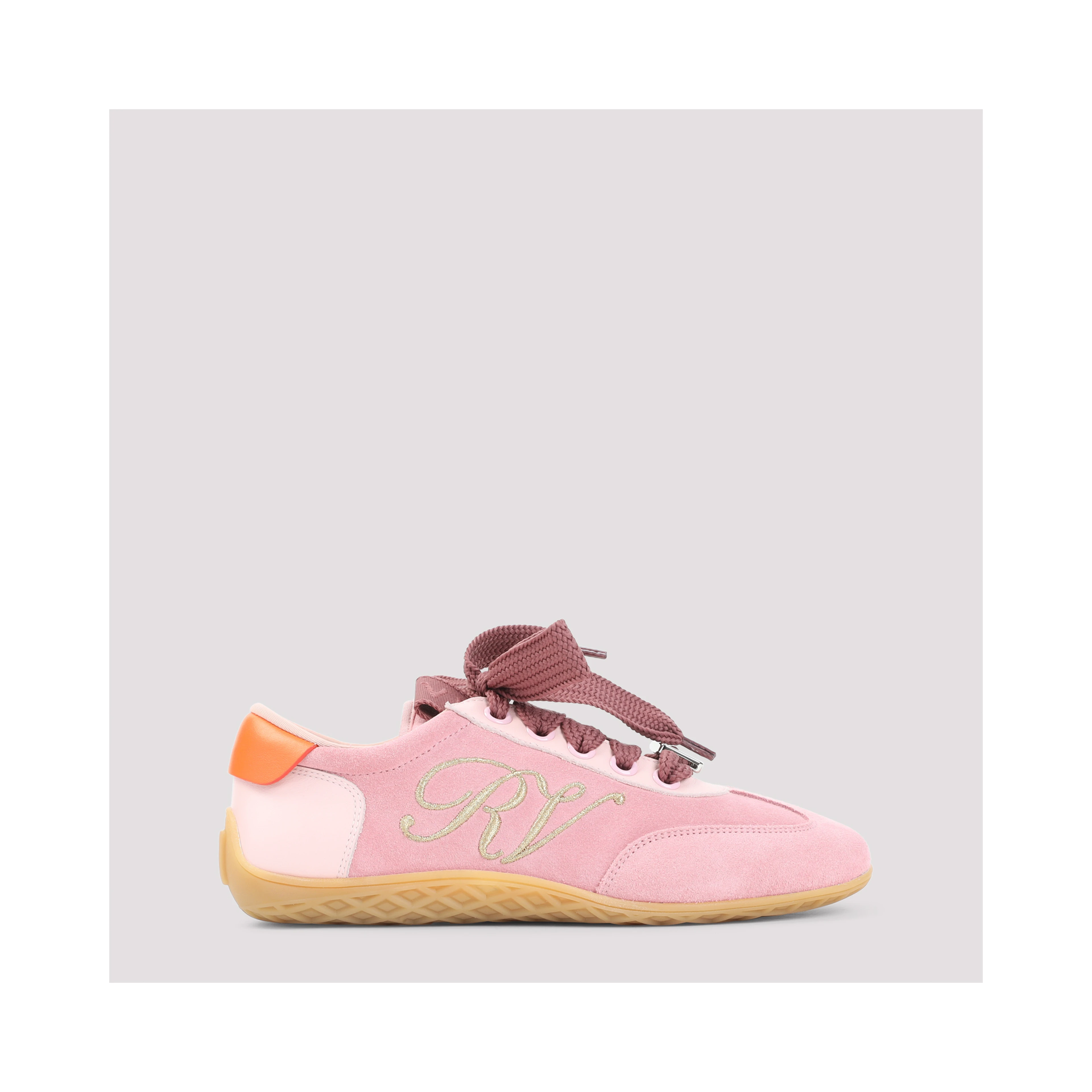 Roger Vivier Pink Low Top Sneakers
