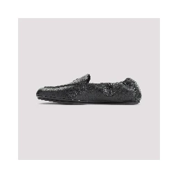 Celine Leather Triomphe Loafers