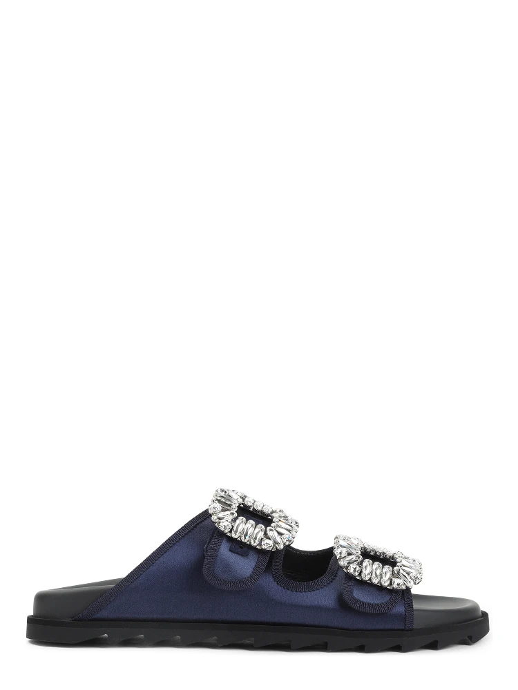 Roger Vivier Slidy Strass Bord Gros Mules alternative