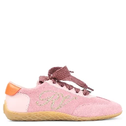Roger Vivier Pink Low Top Sneakers