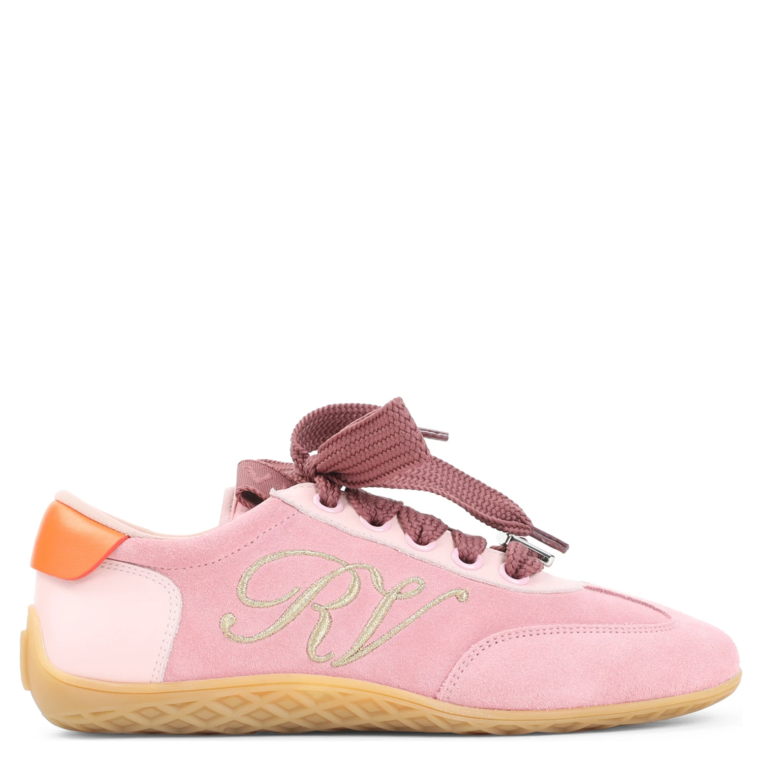 Roger Vivier Pink Low Top Sneakers