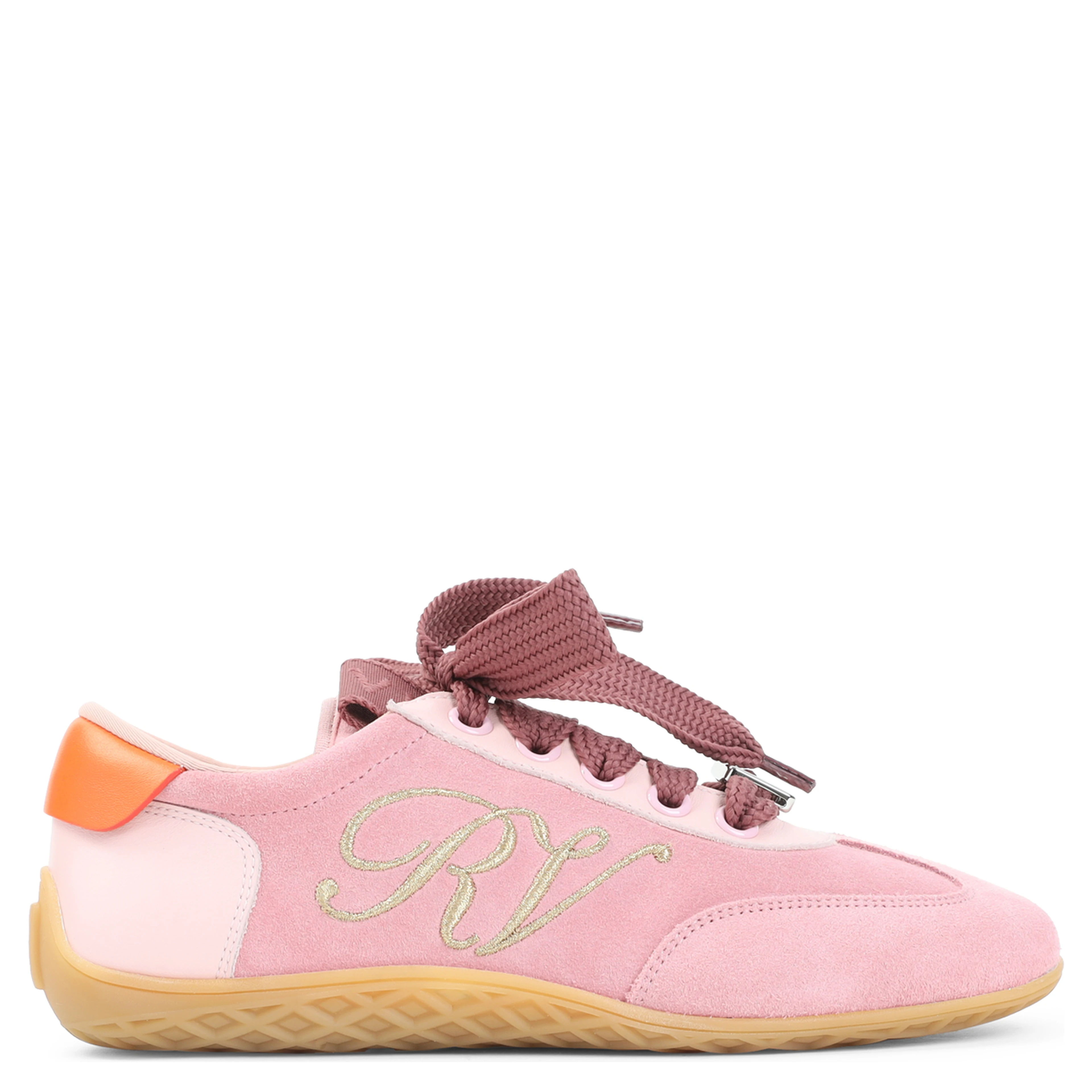 Roger Vivier Pink Low Top Sneakers