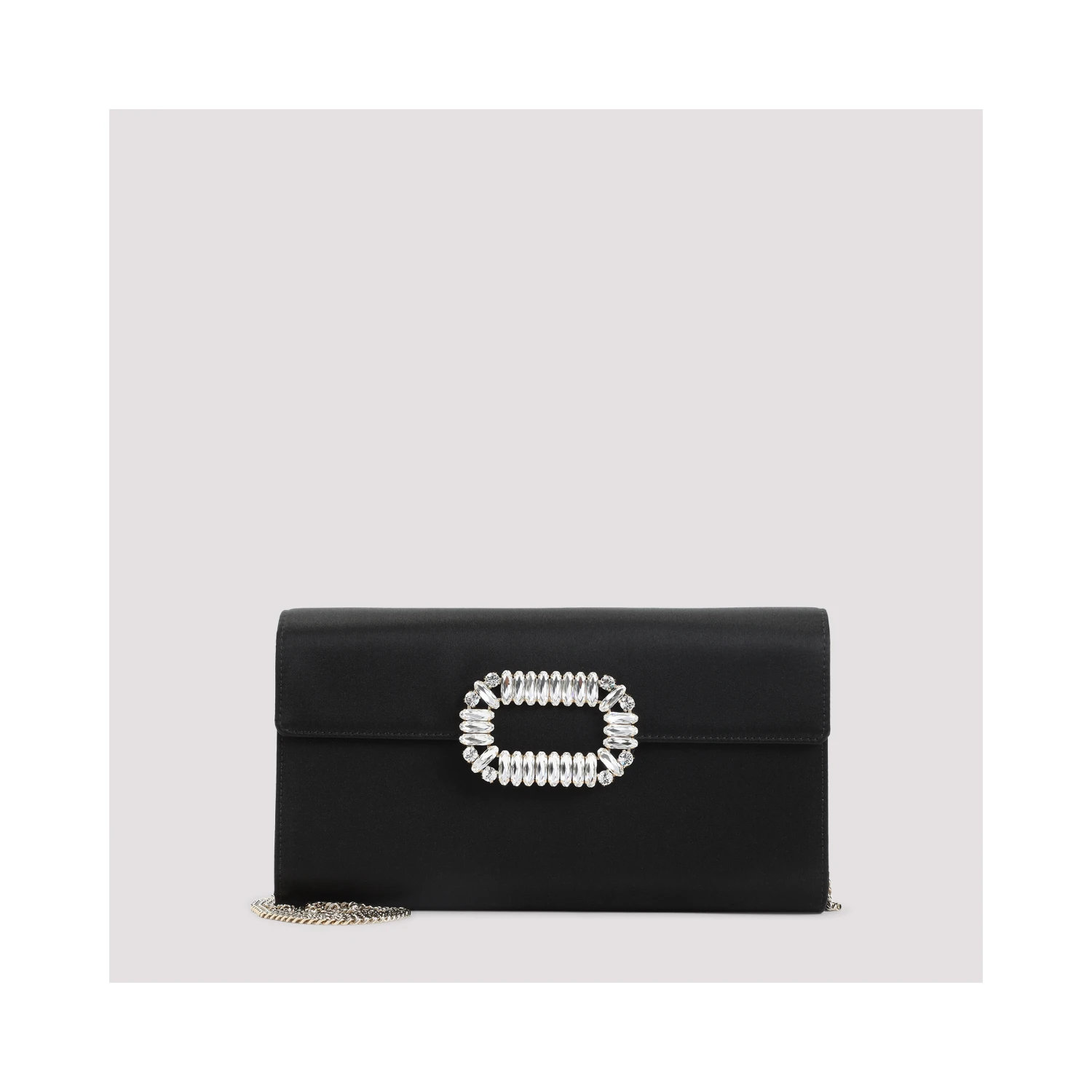 Roger Vivier Envelope Flap Sexy Choc Buckle Clutch