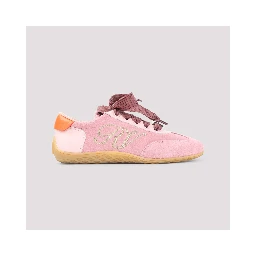 Roger Vivier Pink Low Top Sneakers