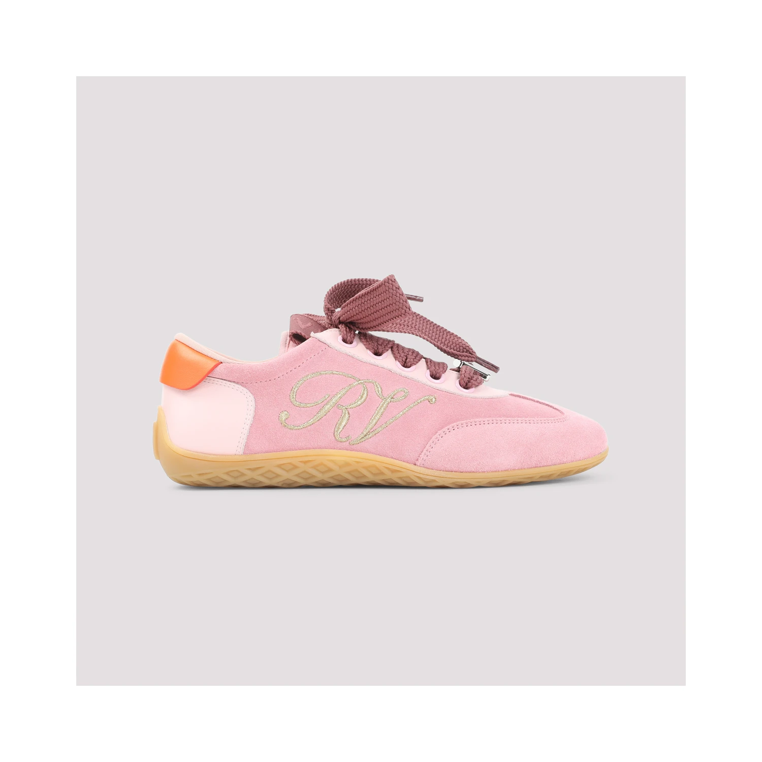 Roger Vivier Pink Low Top Sneakers