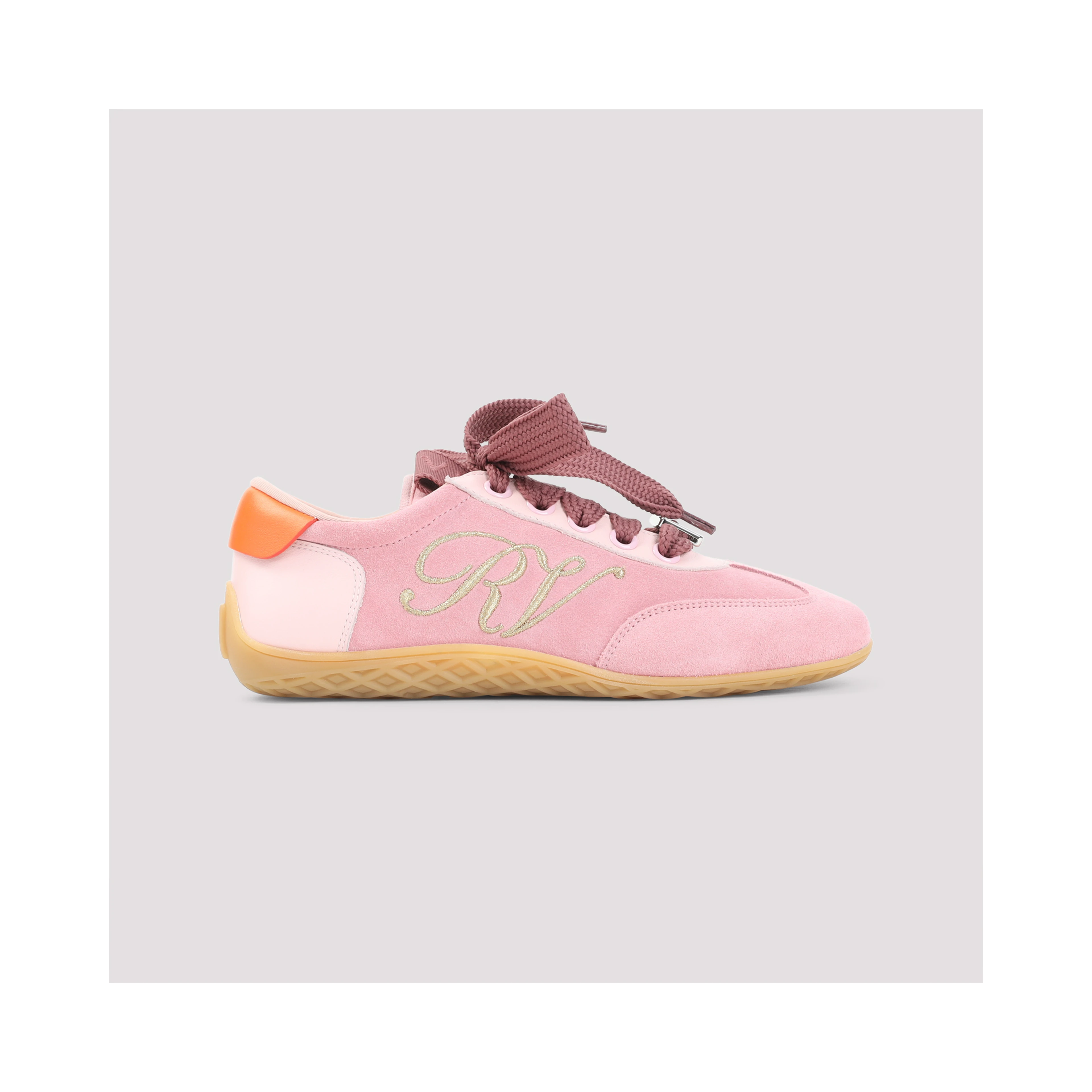 Roger Vivier Pink Low Top Sneakers