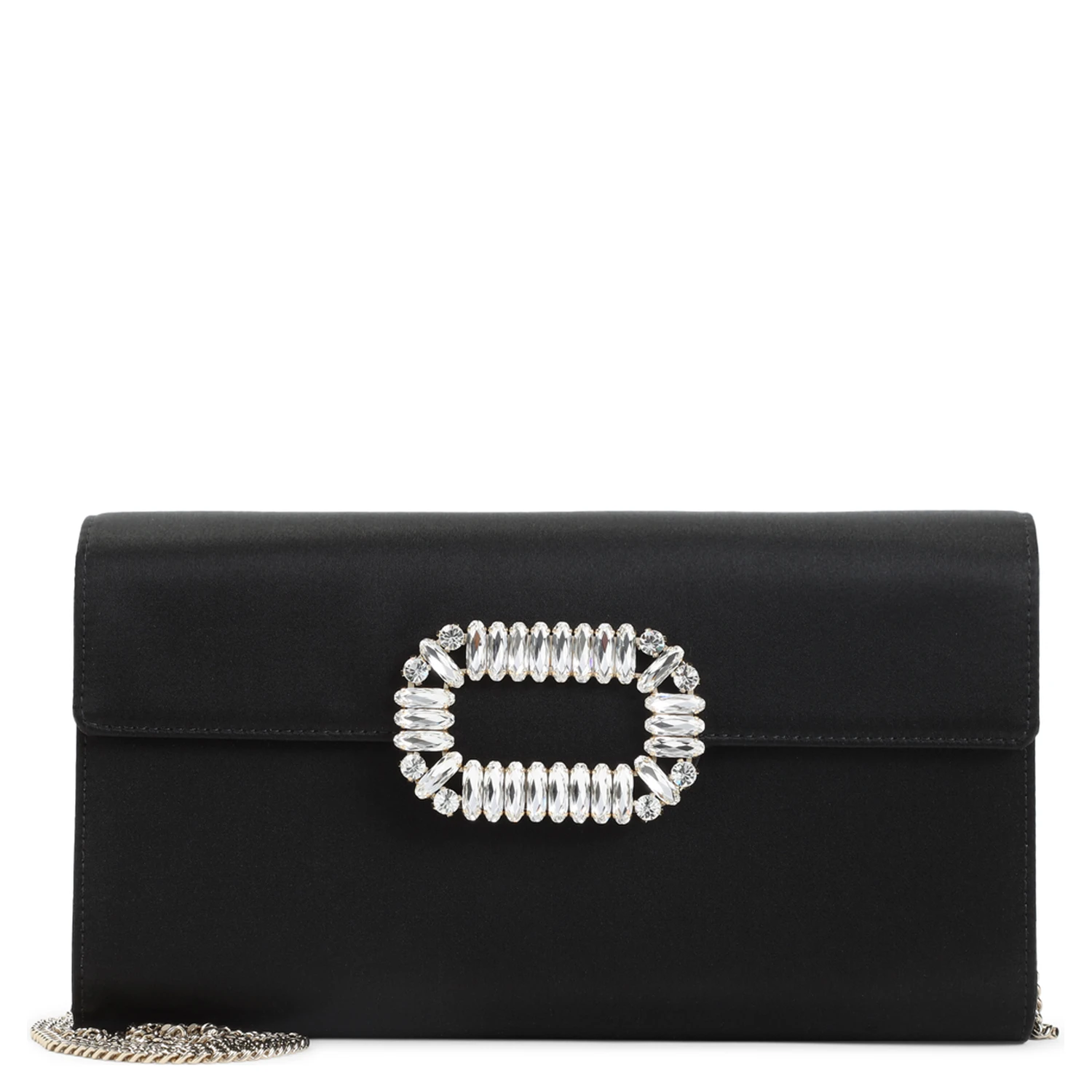 Roger Vivier Envelope Flap Sexy Choc Buckle Clutch