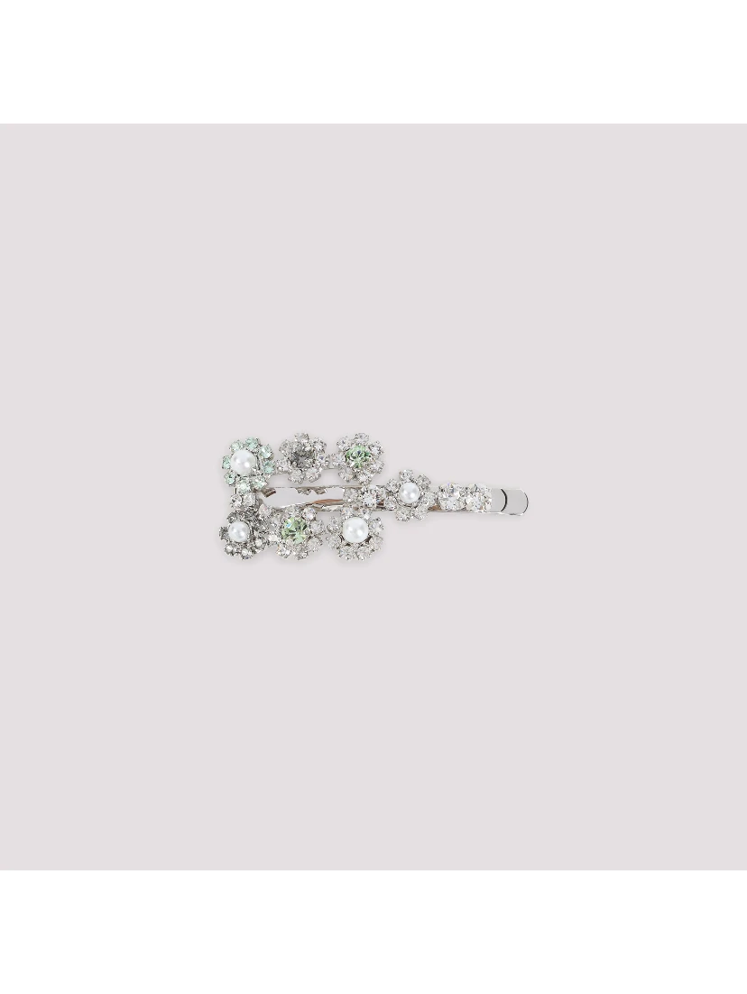 Roger Vivier Flower Strass Hair Clip