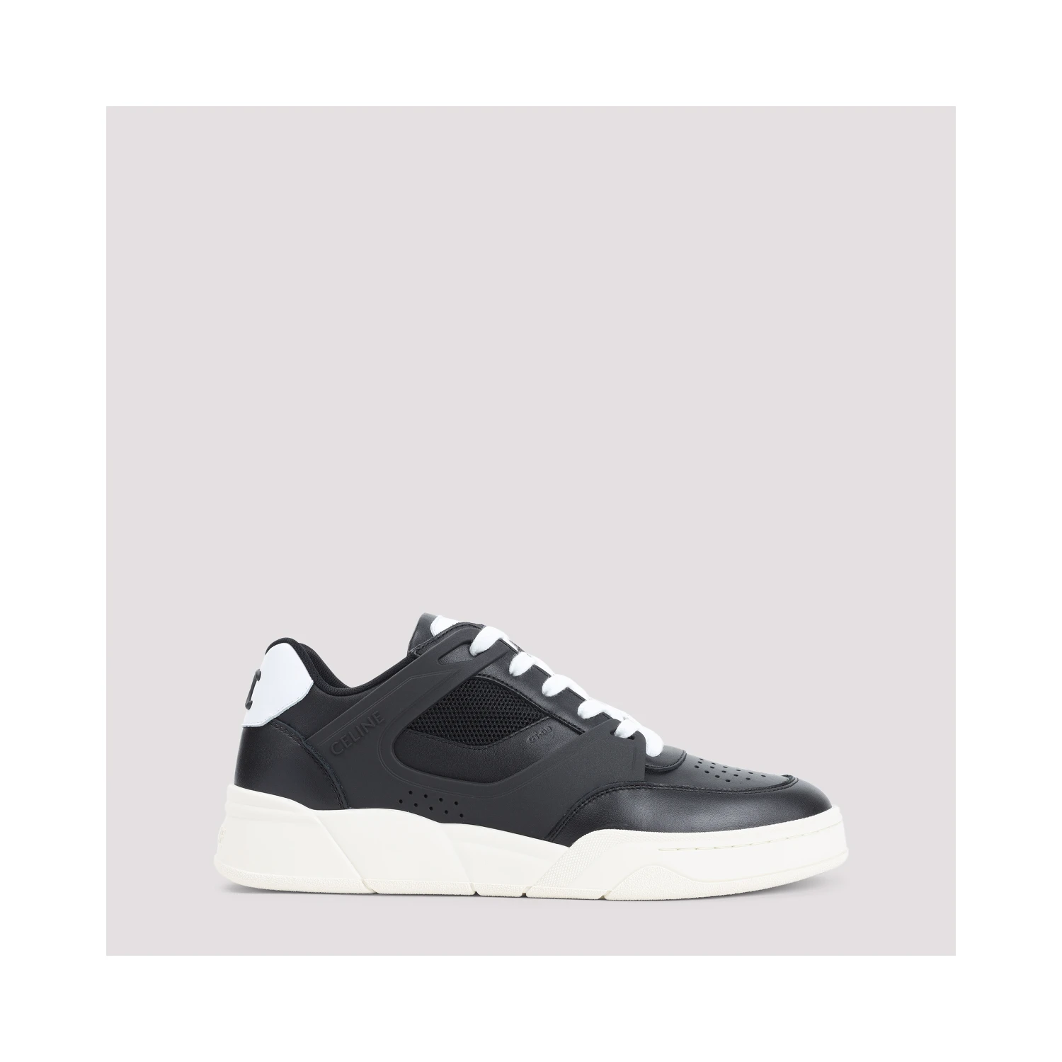 Celine CT-09 Leather, Rubber and Mesh Sneakers