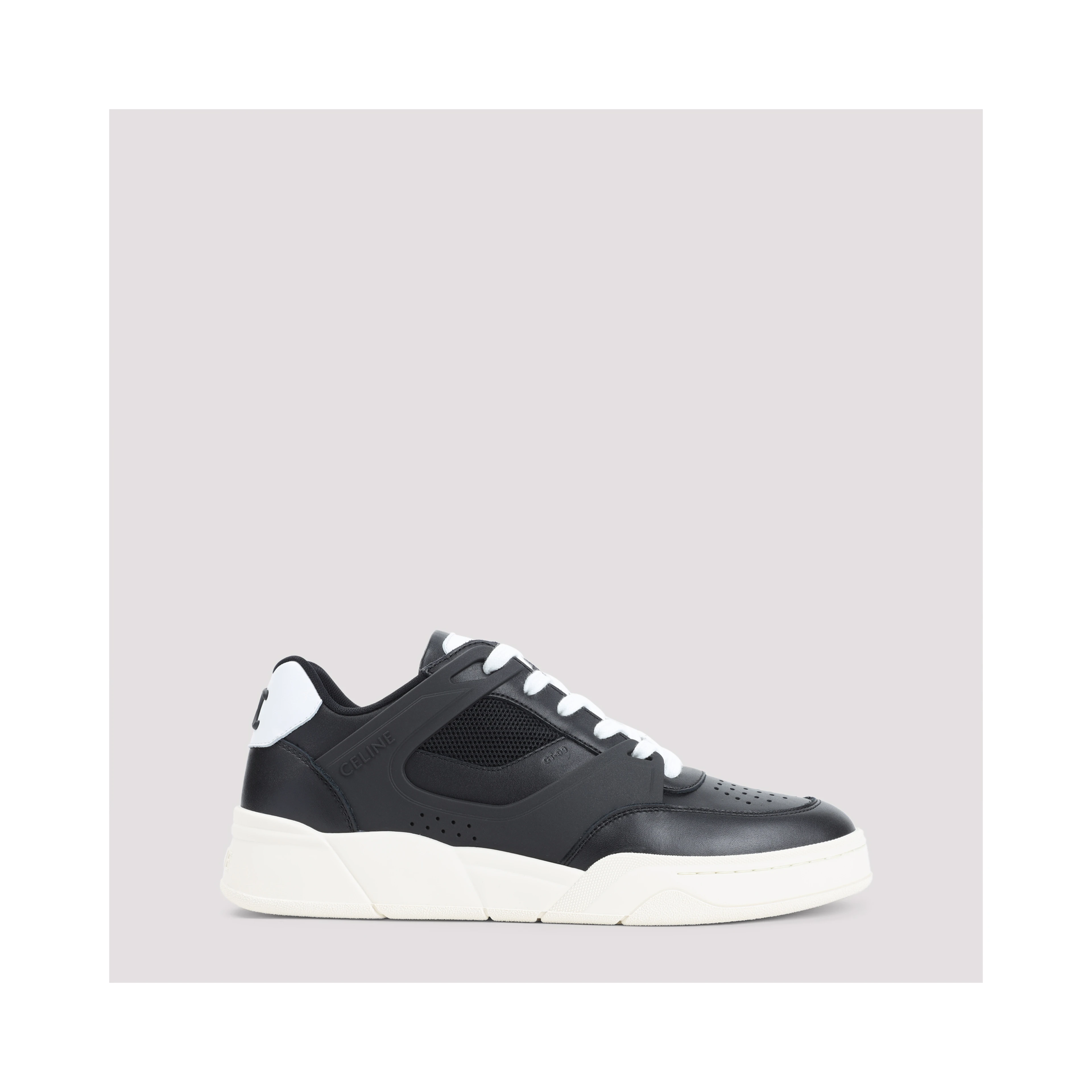 Celine CT-09 Leather, Rubber and Mesh Sneakers