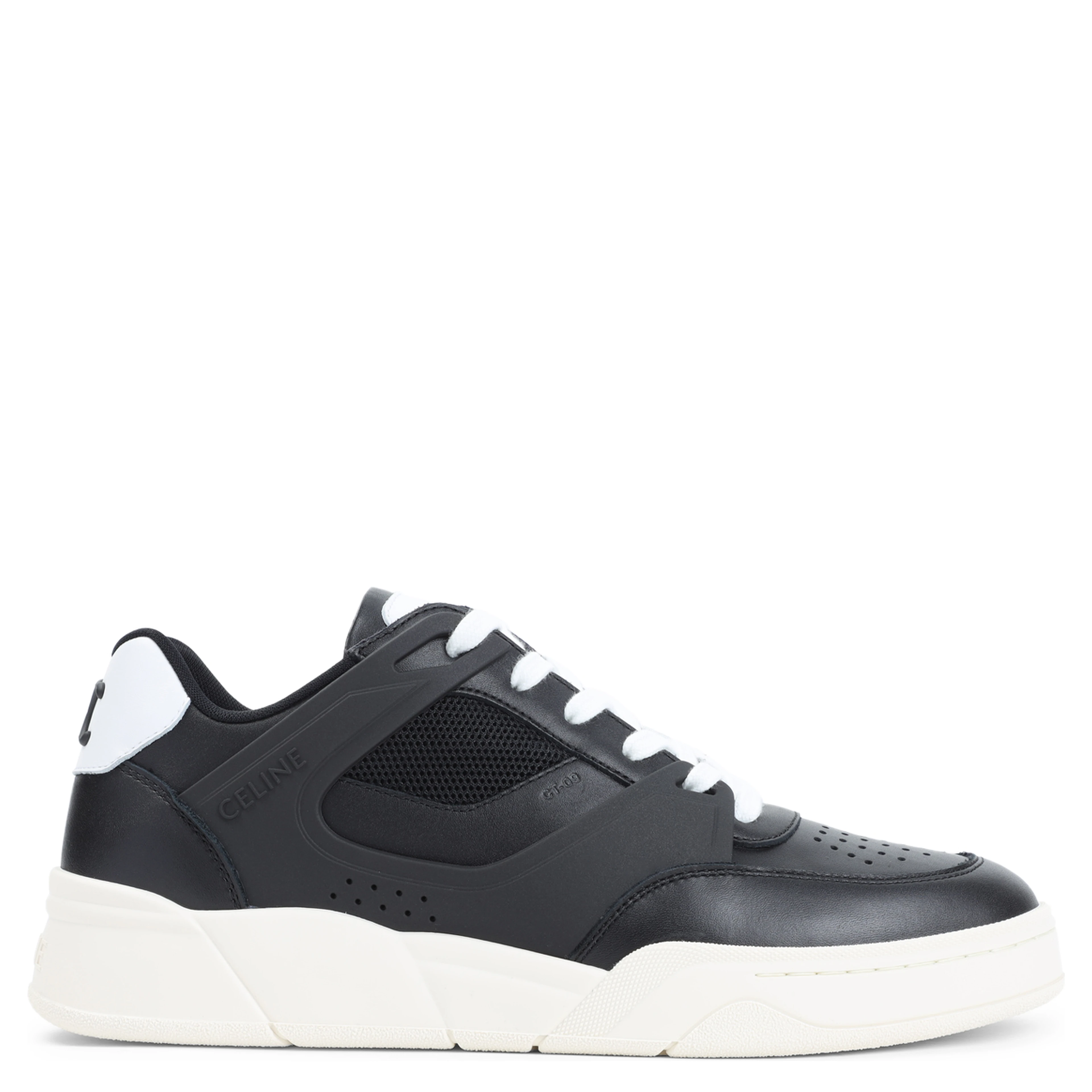 Celine CT-09 Leather, Rubber and Mesh Sneakers