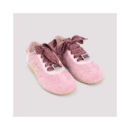 Roger Vivier Pink Low Top Sneakers