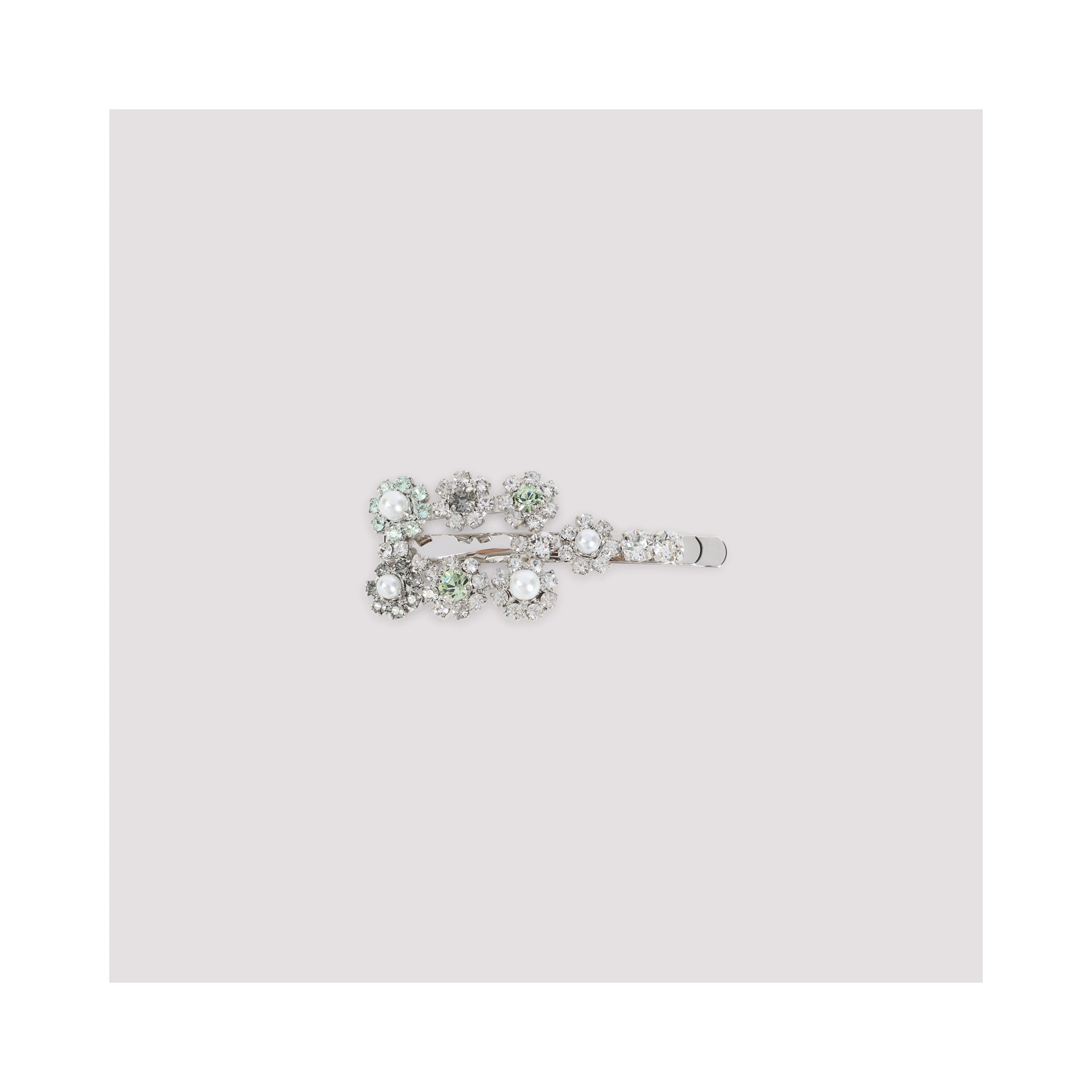 Roger Vivier Flower Strass Hair Clip