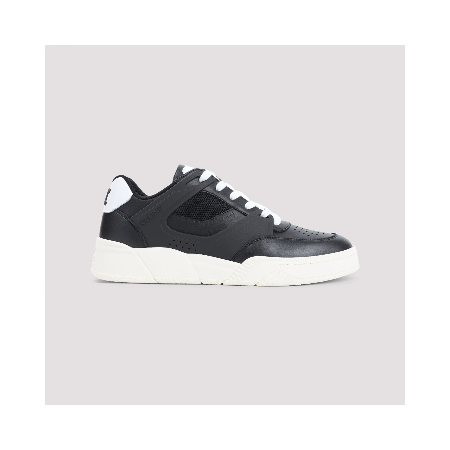 Celine CT-09 Leather, Rubber and Mesh Sneakers