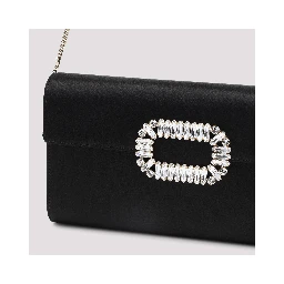 Roger Vivier Envelope Flap Sexy Choc Buckle Clutch