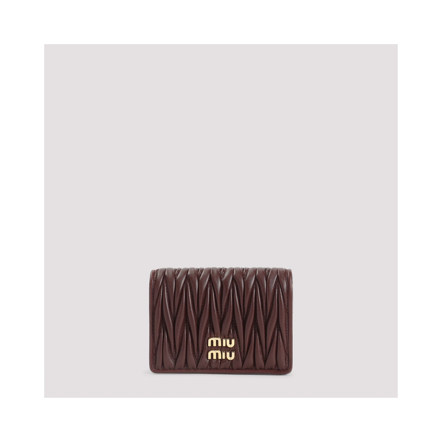 Miu Miu Lamb Leather Wallet