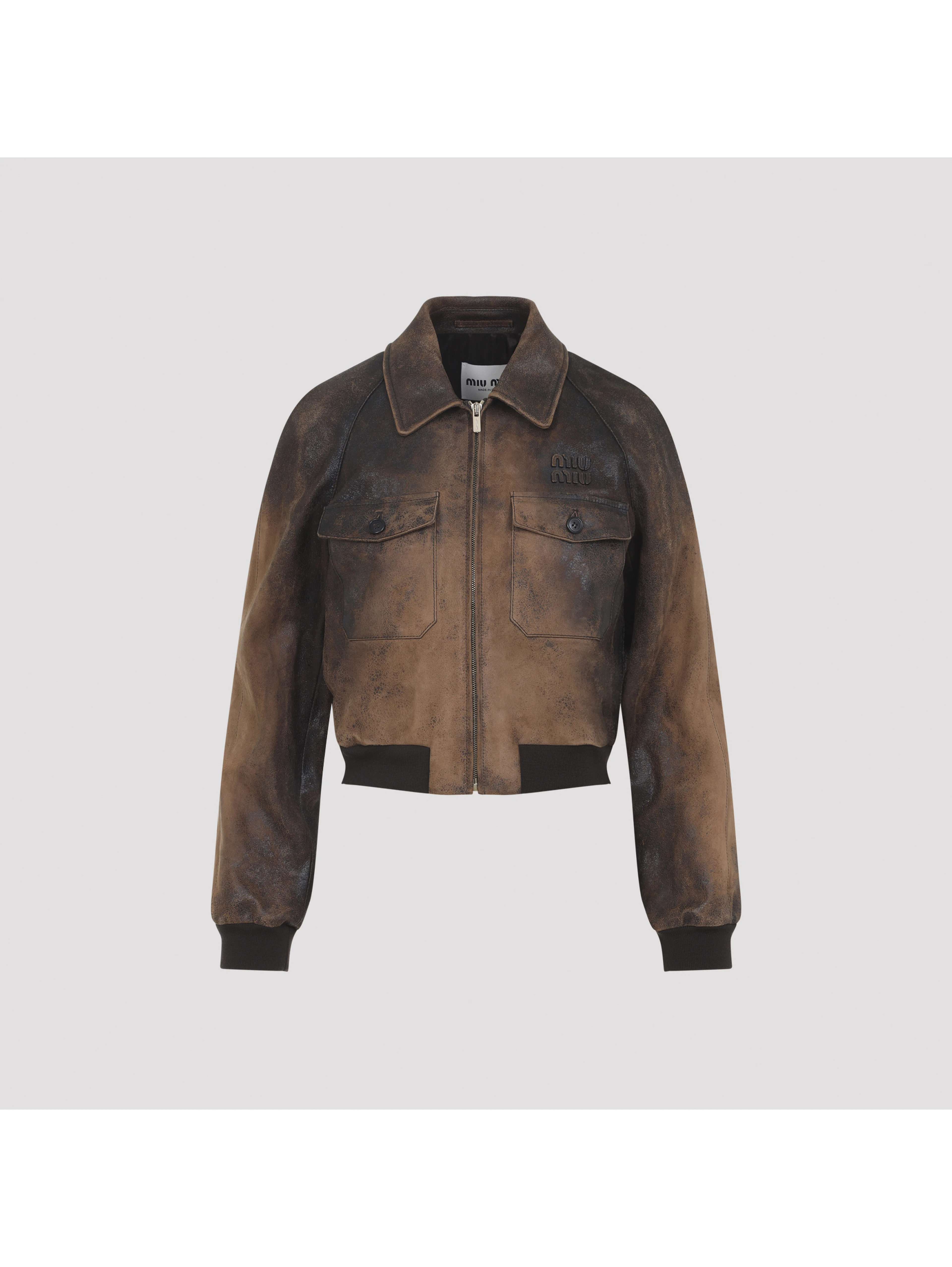 Miu Miu Lamb Leather Jacket