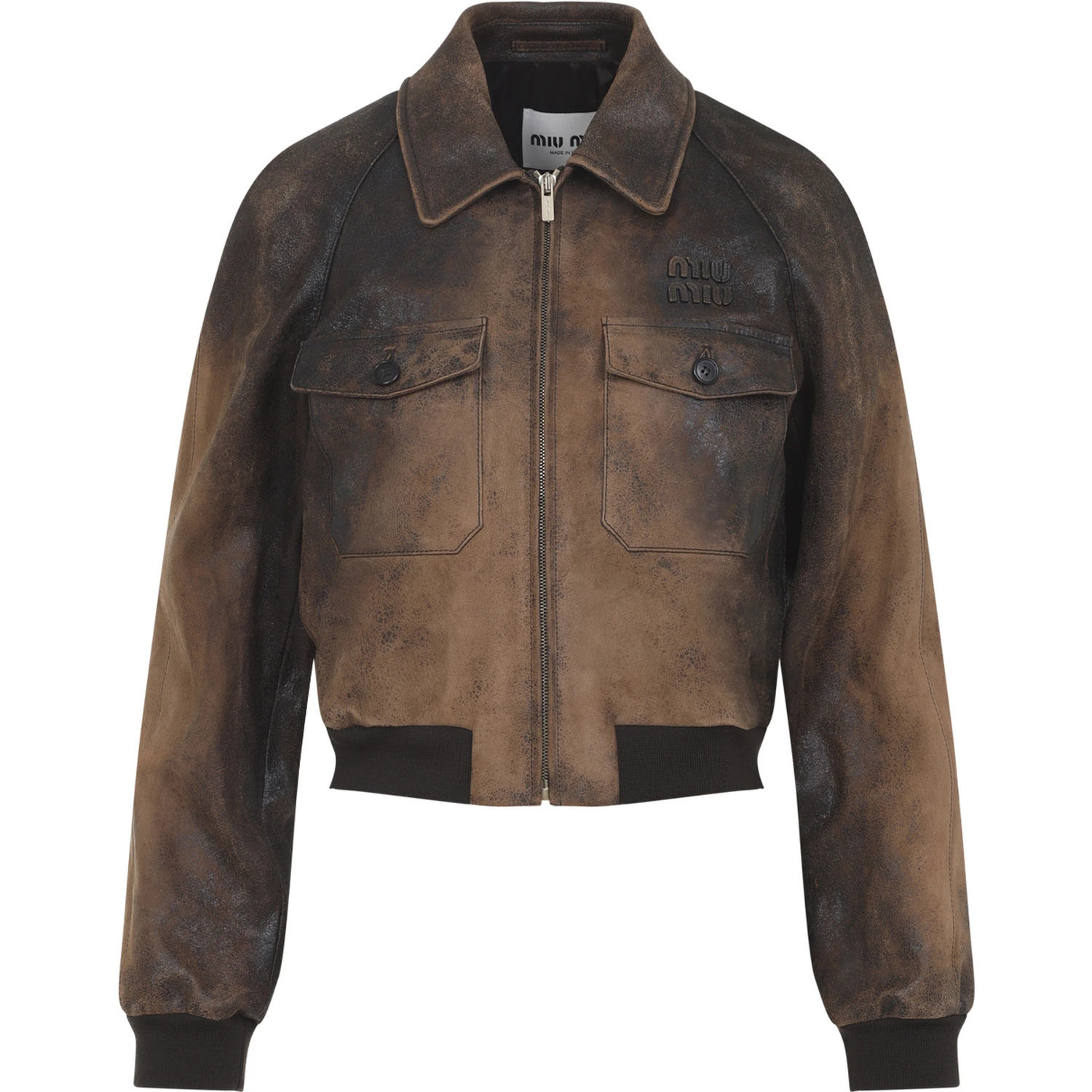 Miu Miu Lamb Leather Jacket