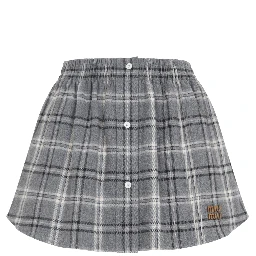 Miu Miu Cotton Midi Skirt