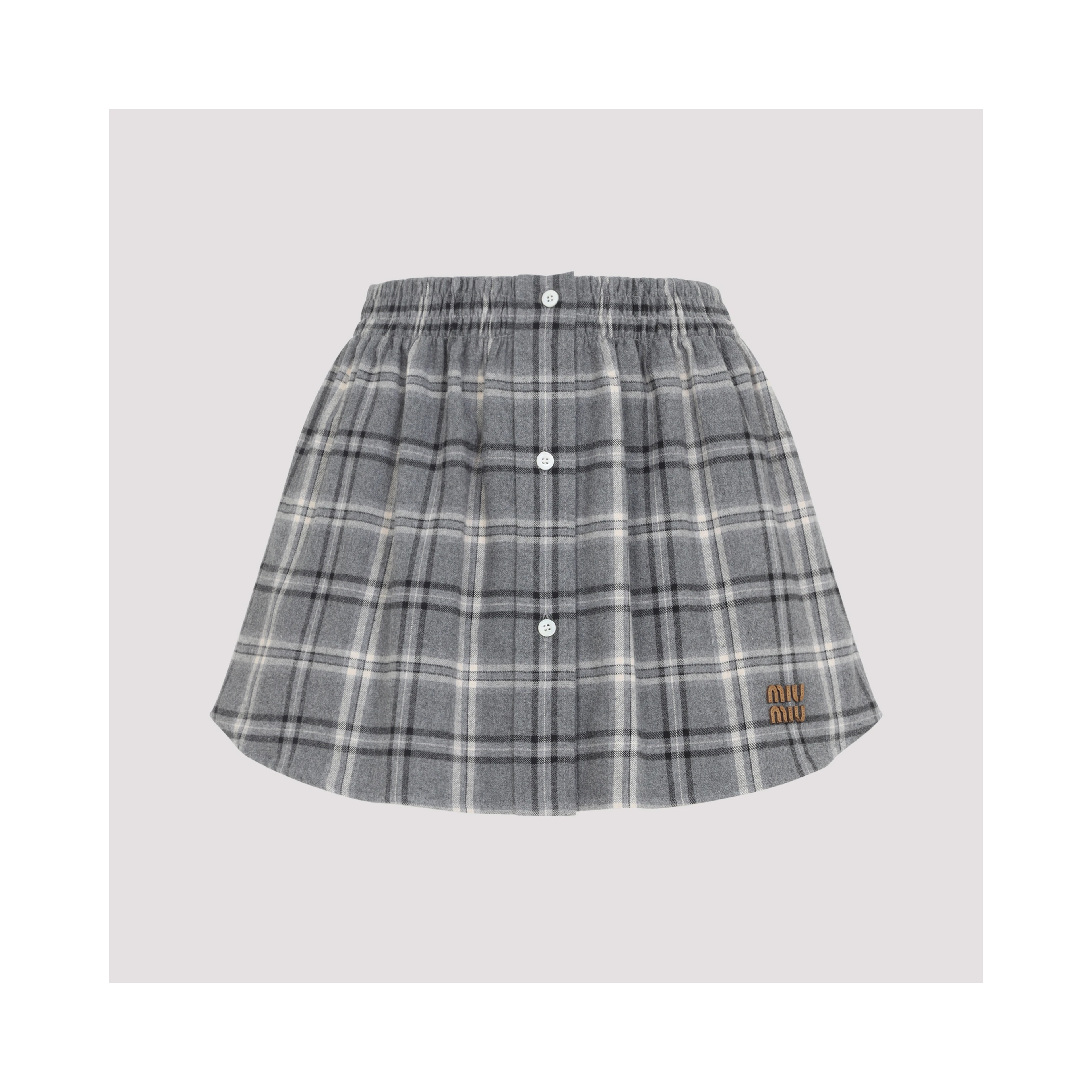 Miu Miu Cotton Midi Skirt